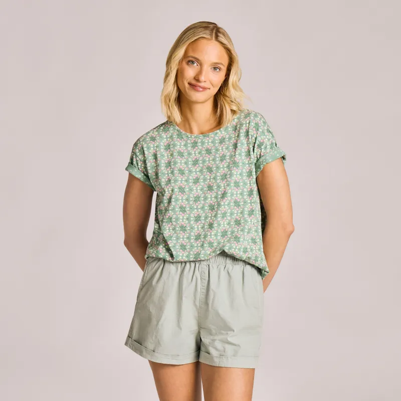 Women's Flower Garden Pattern Crusher-LITE Easy Tee sold by Life is Good