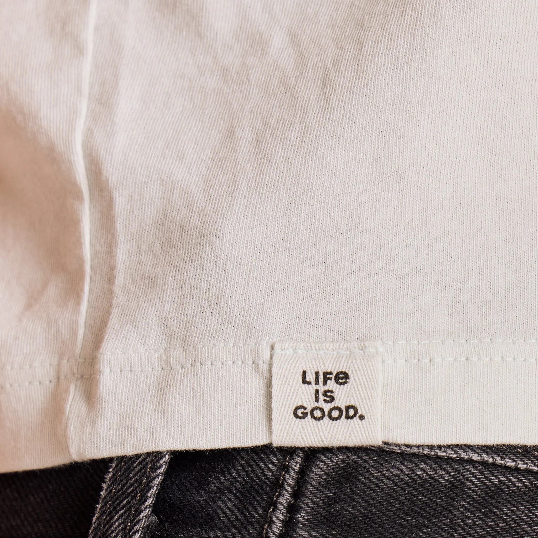 Women's Positive Energy Bolt Crusher-LITE Shrunken Ringer Tee sold by Life is Good product image thumbnail 4