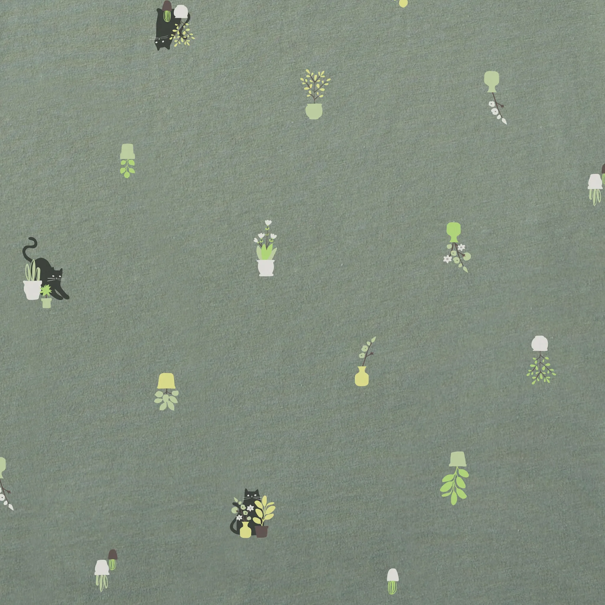 Women's Cats and Plants Pattern Crusher-LITE Easy Vee sold by Life is Good product image thumbnail 2