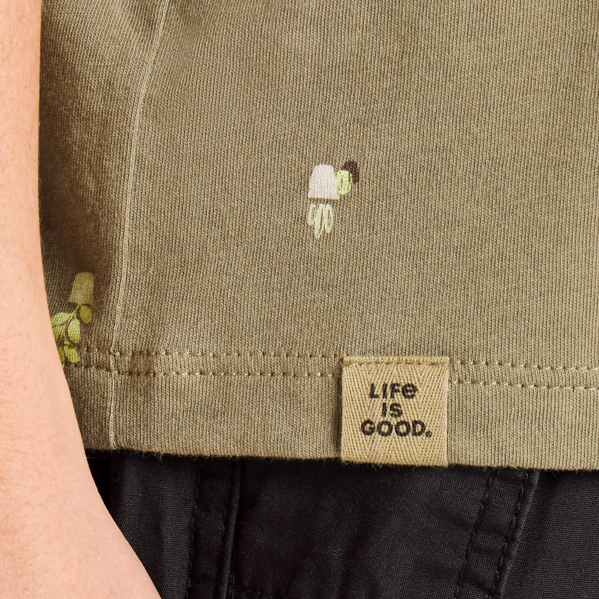 Women's Cats and Plants Pattern Crusher-LITE Easy Vee sold by Life is Good product image thumbnail 4