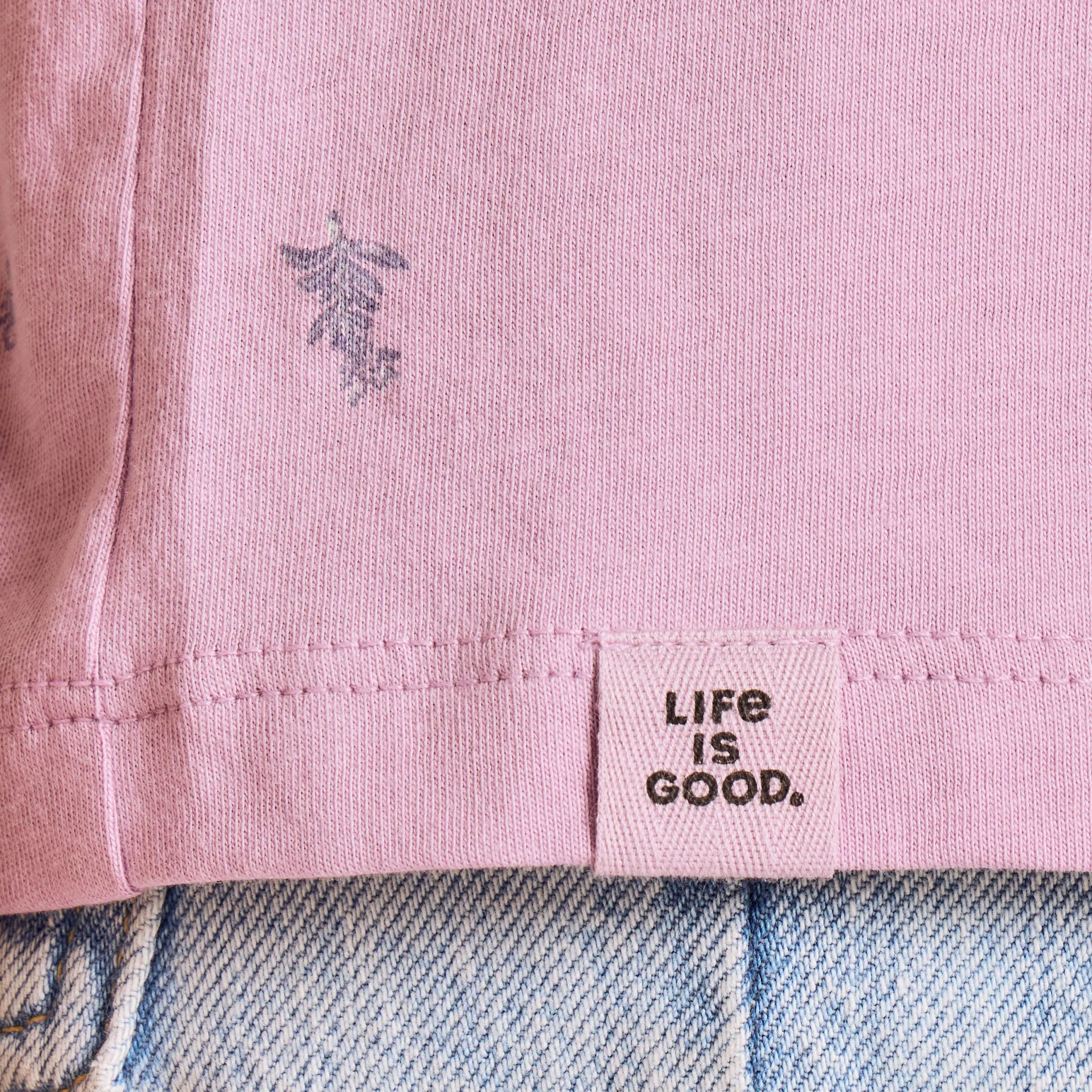 Women's Scattered Wildflower Pattern Crusher-LITE Easy Vee sold by Life is Good product image thumbnail 4