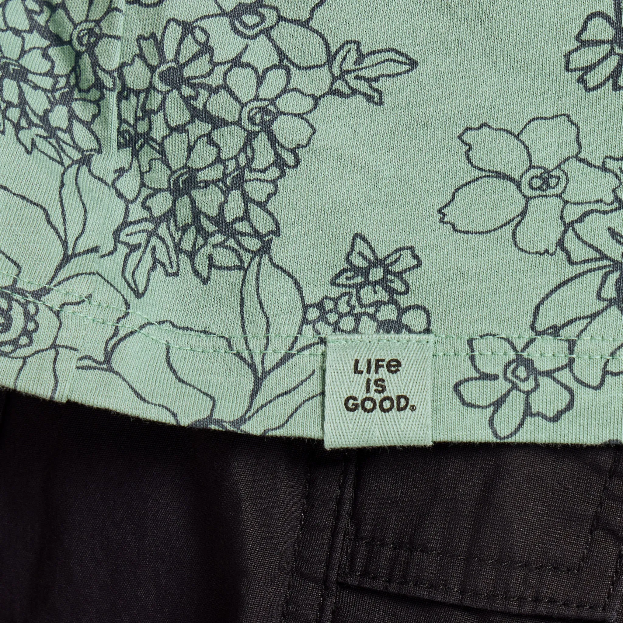 Women's Floral Garden Pattern Crusher-LITE Easy Tee sold by Life is Good product image thumbnail 4