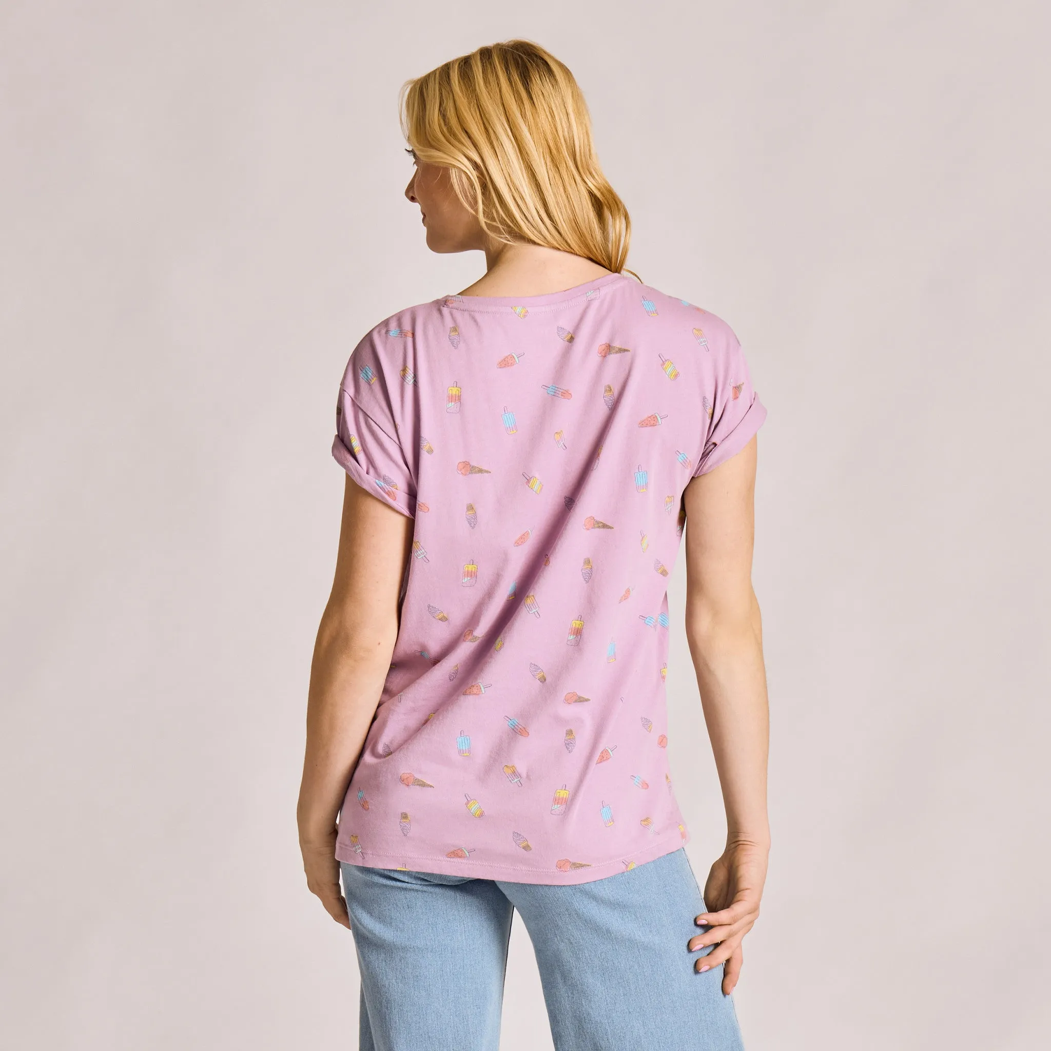 Women's Summer Treat Pattern Crusher-LITE Easy Tee sold by Life is Good product image thumbnail 3