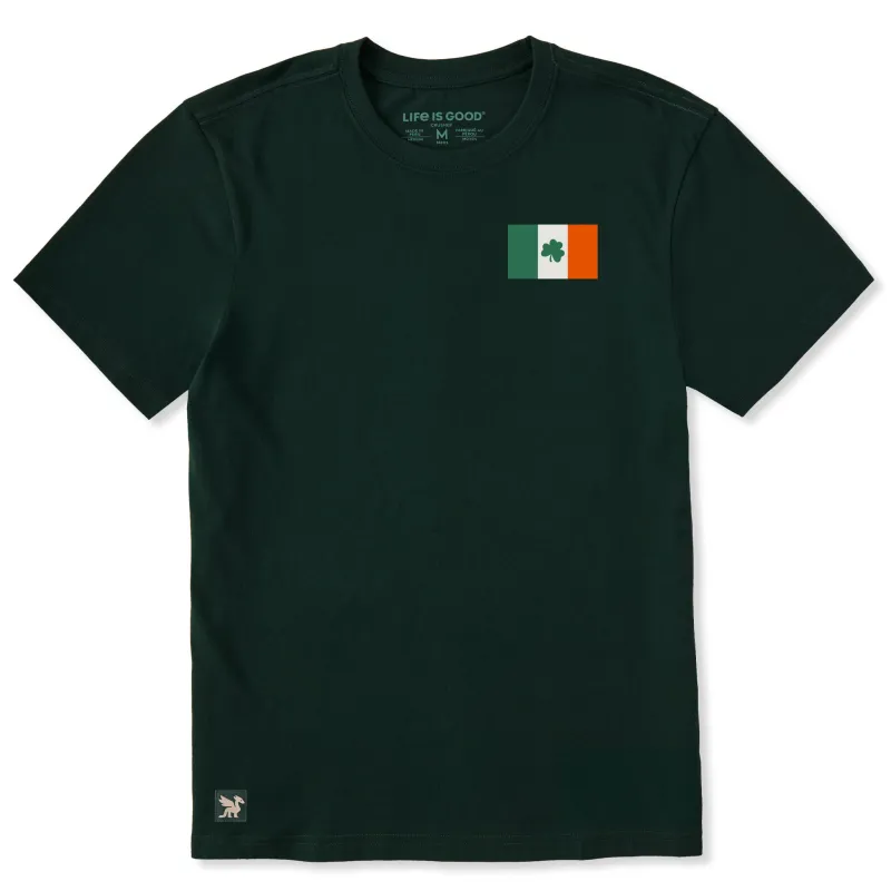 Men's Lil Irish Flag Short Sleeve Crusher Tee sold by Life is Good