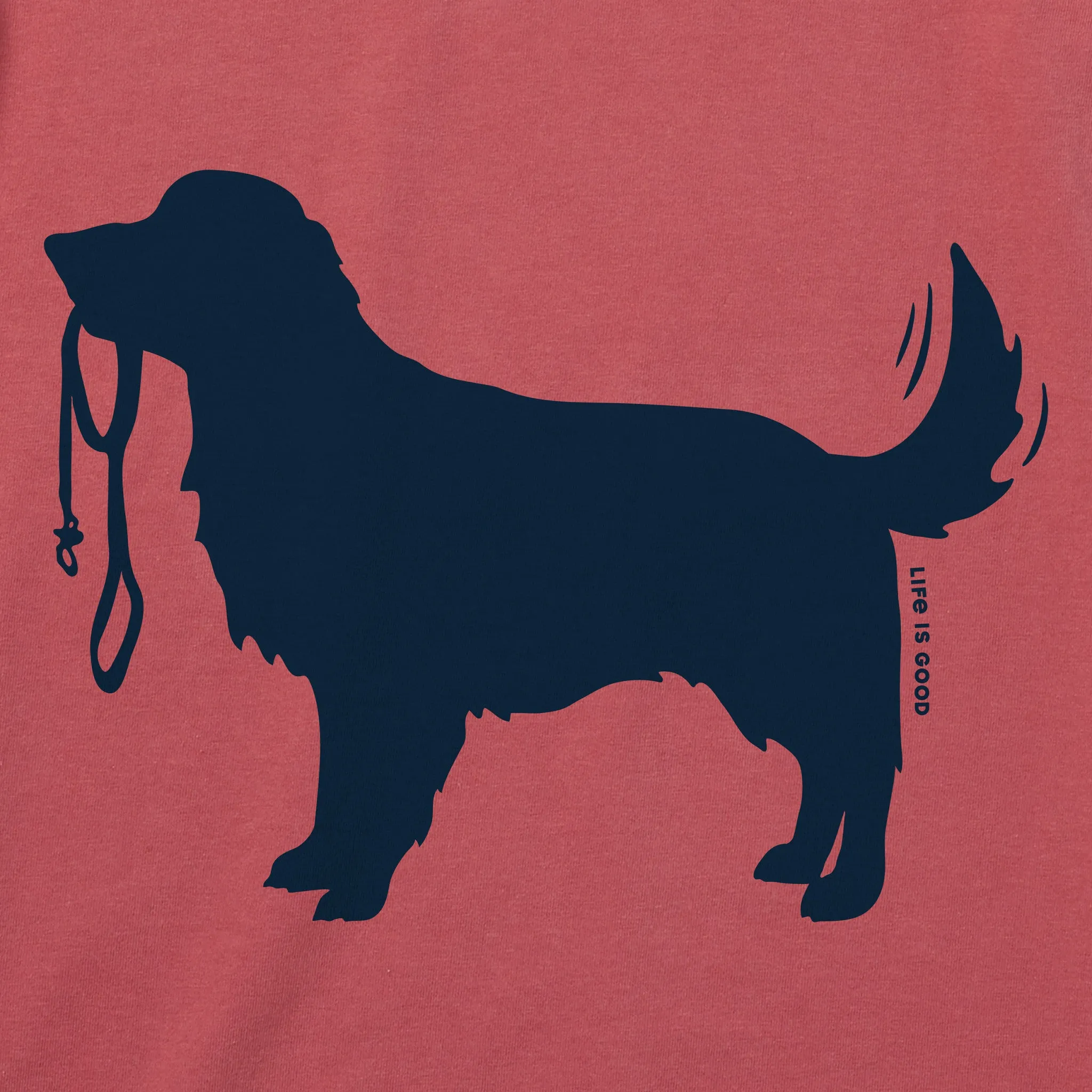 Men's Golden Leash Short Sleeve Crusher Tee sold by Life is Good product image thumbnail 2