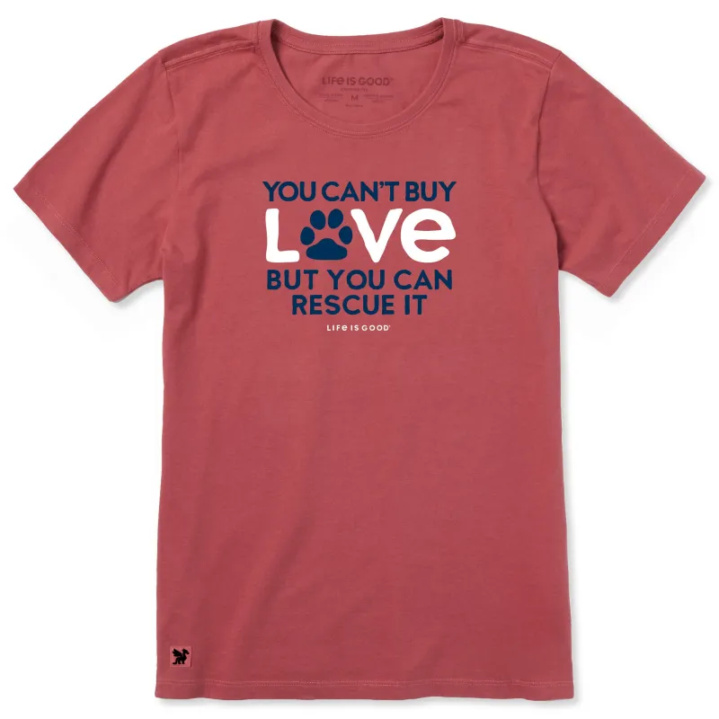 Women's You Can Rescue Love Short Sleeve Crusher Tee sold by Life is Good