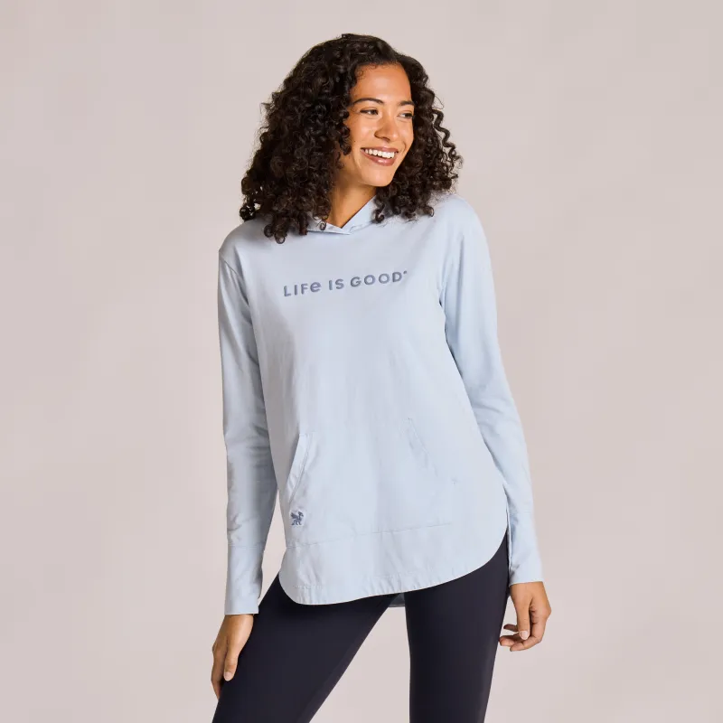 Women's Crafty LIG Crusher-FLEX Hoodie Tunic sold by Life is Good