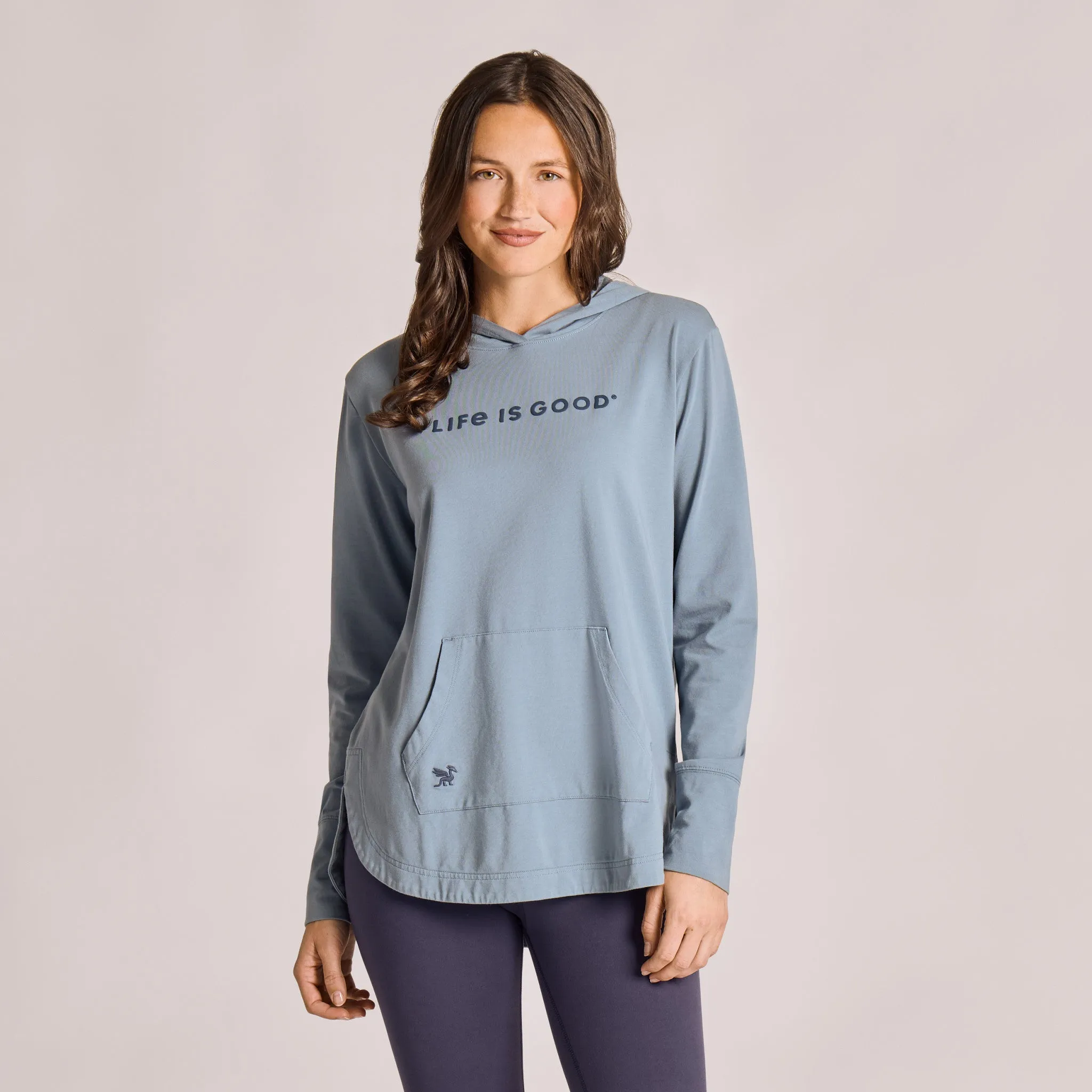 Women's Crafty LIG Crusher-FLEX Hoodie Tunic sold by Life is Good product image thumbnail 5