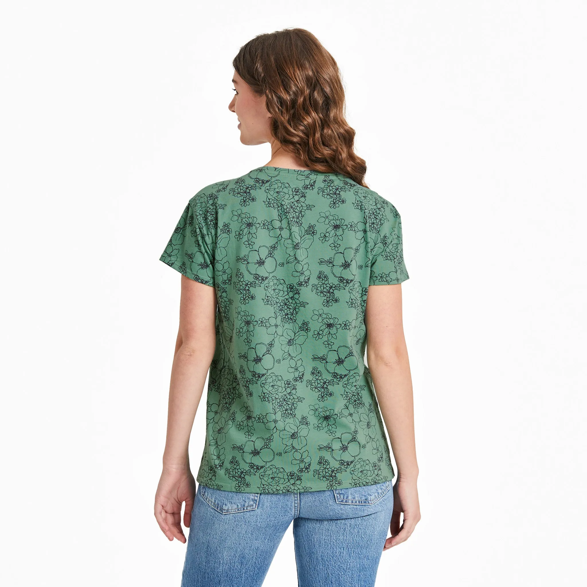 Women's Floral Garden Pattern Crusher-LITE Easy Tee sold by Life is Good product image thumbnail 3