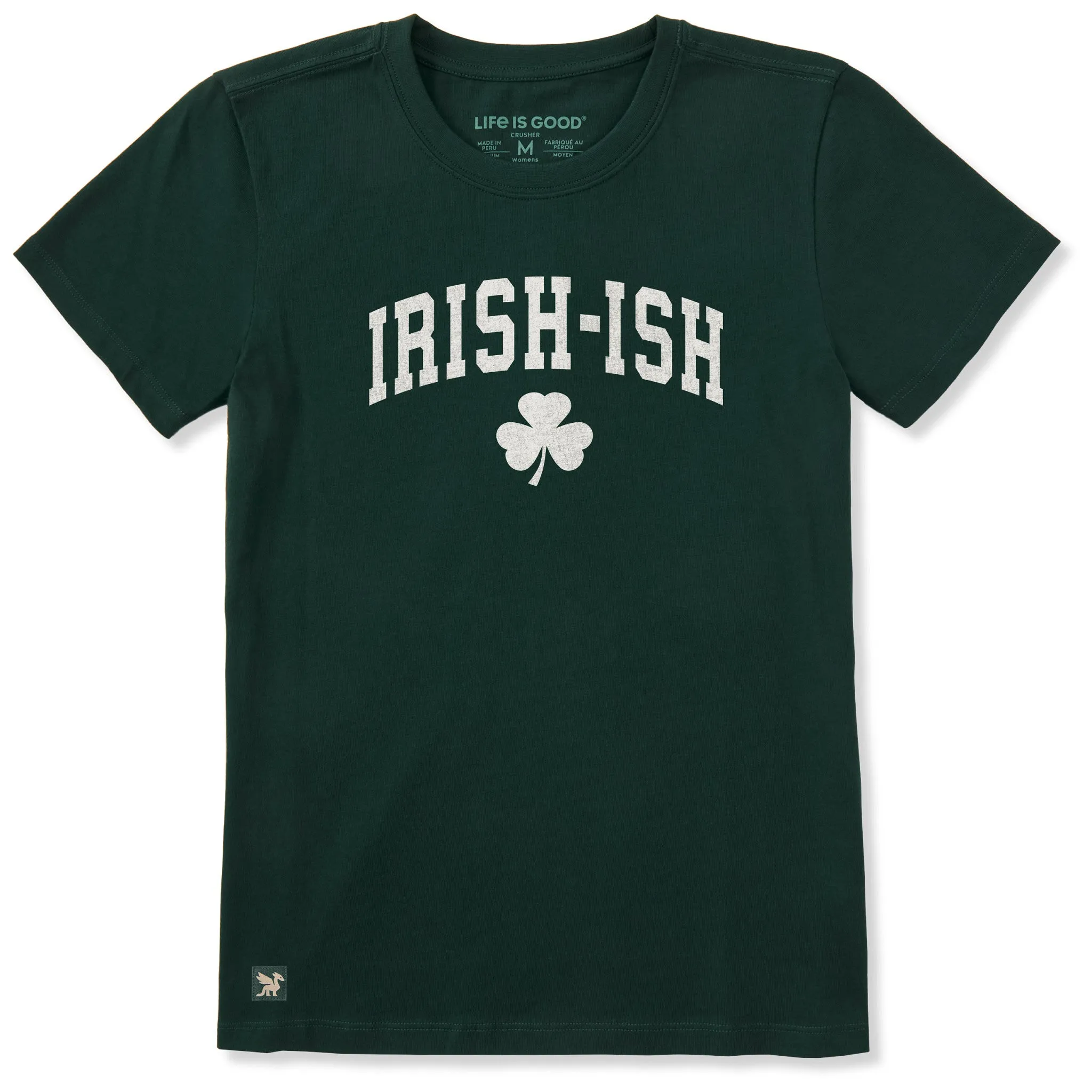 Women's Irish-ish Arch Short Sleeve Crusher Tee sold by Life is Good