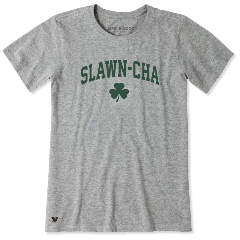 Women's Slawn-cha Arch Short Sleeve Crusher Tee sold by Life is Good
