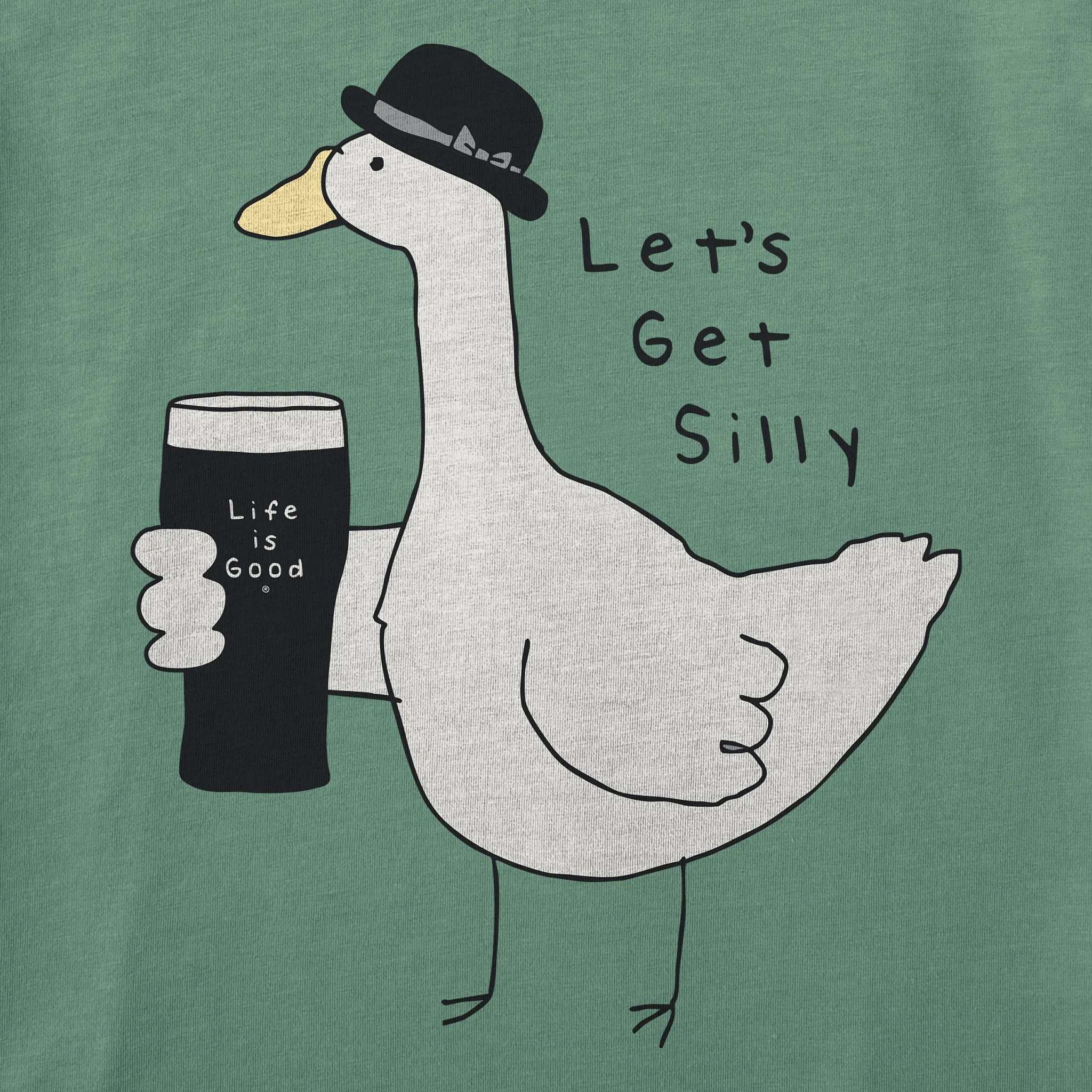 Women's Let's Get Silly Irish Goose Short Sleeve Crusher Tee sold by Life is Good product image thumbnail 2