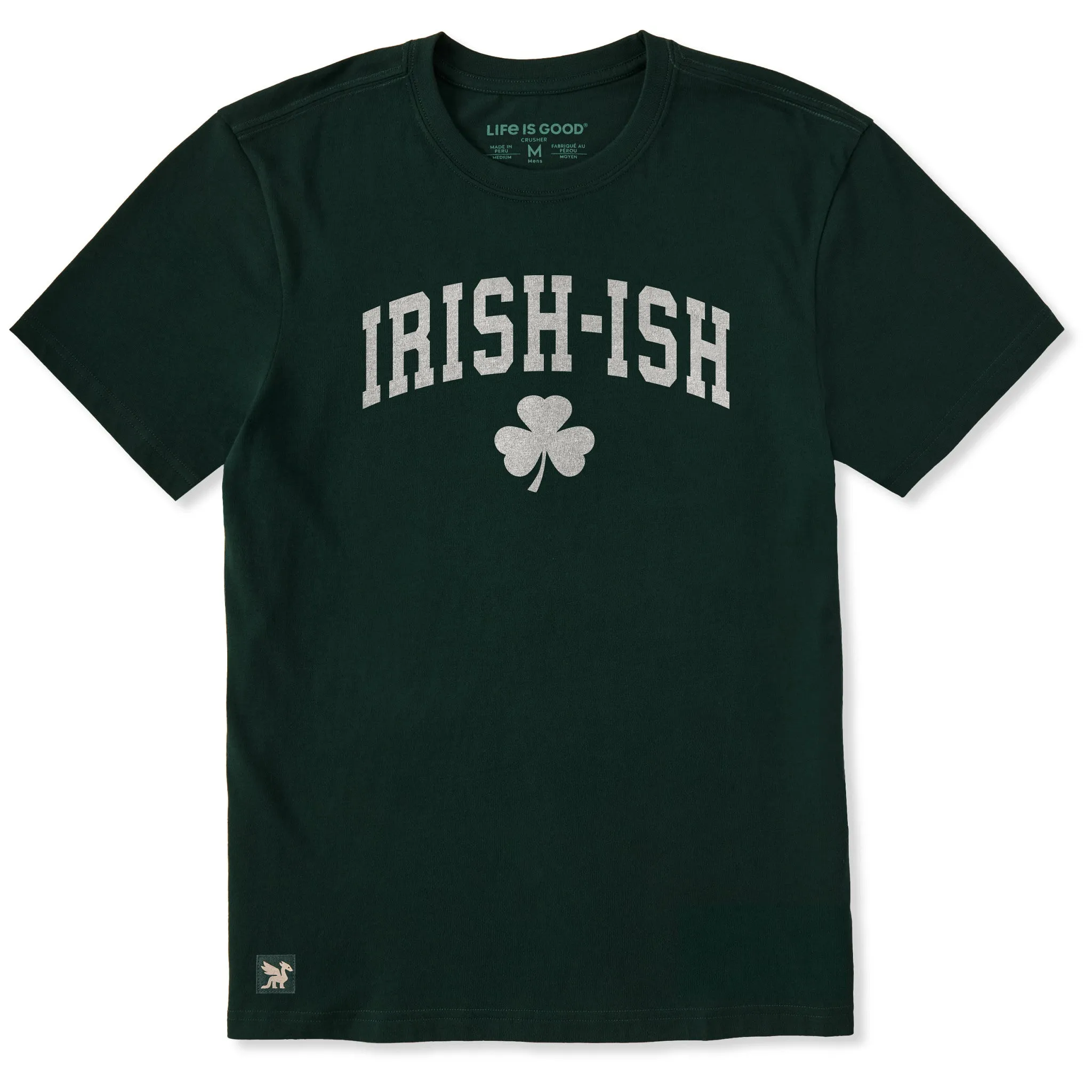 Men's Irish-ish Arch Short Sleeve Crusher Tee sold by Life is Good