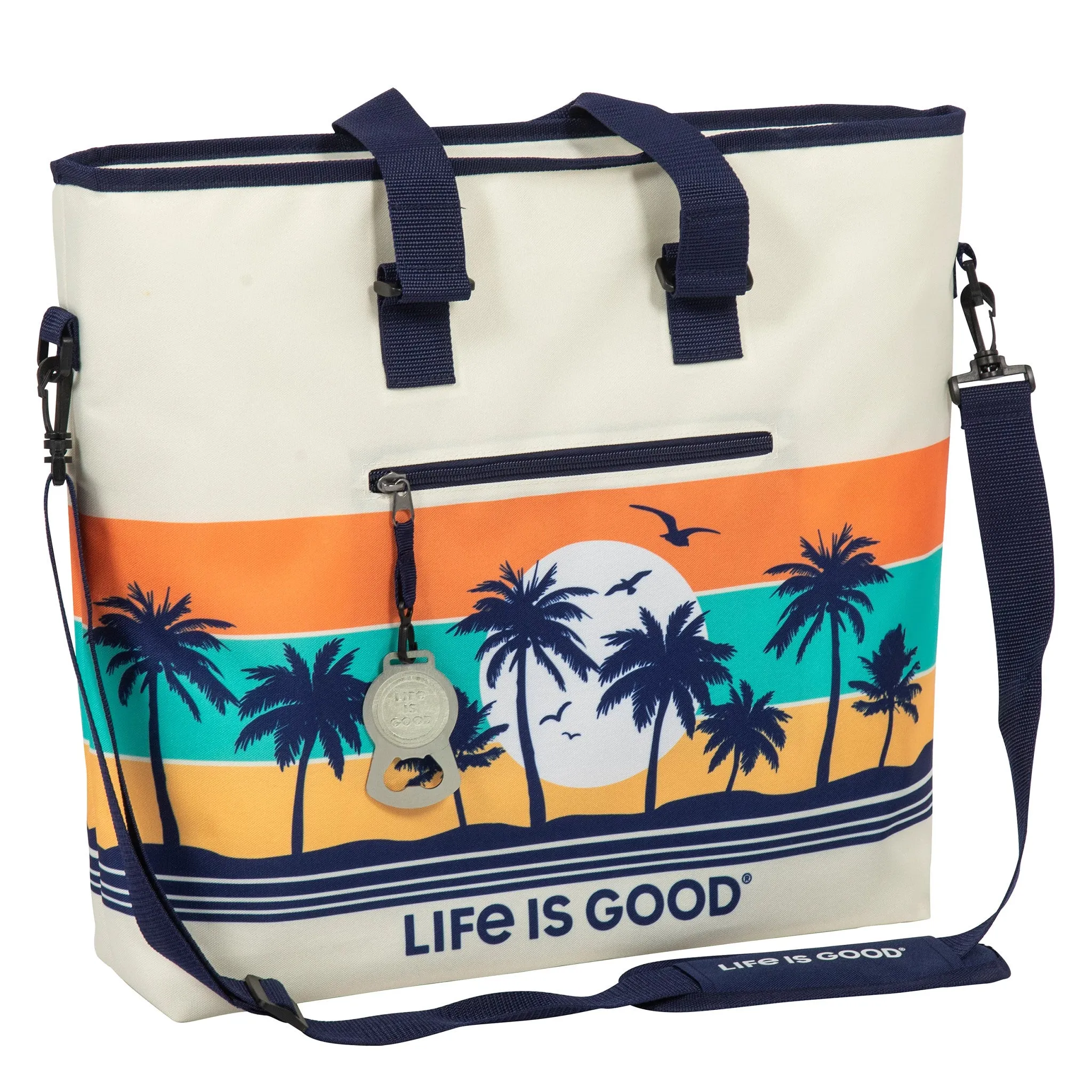 Palm Trees 36-Can Cooler Tote sold by Life is Good product image thumbnail 3