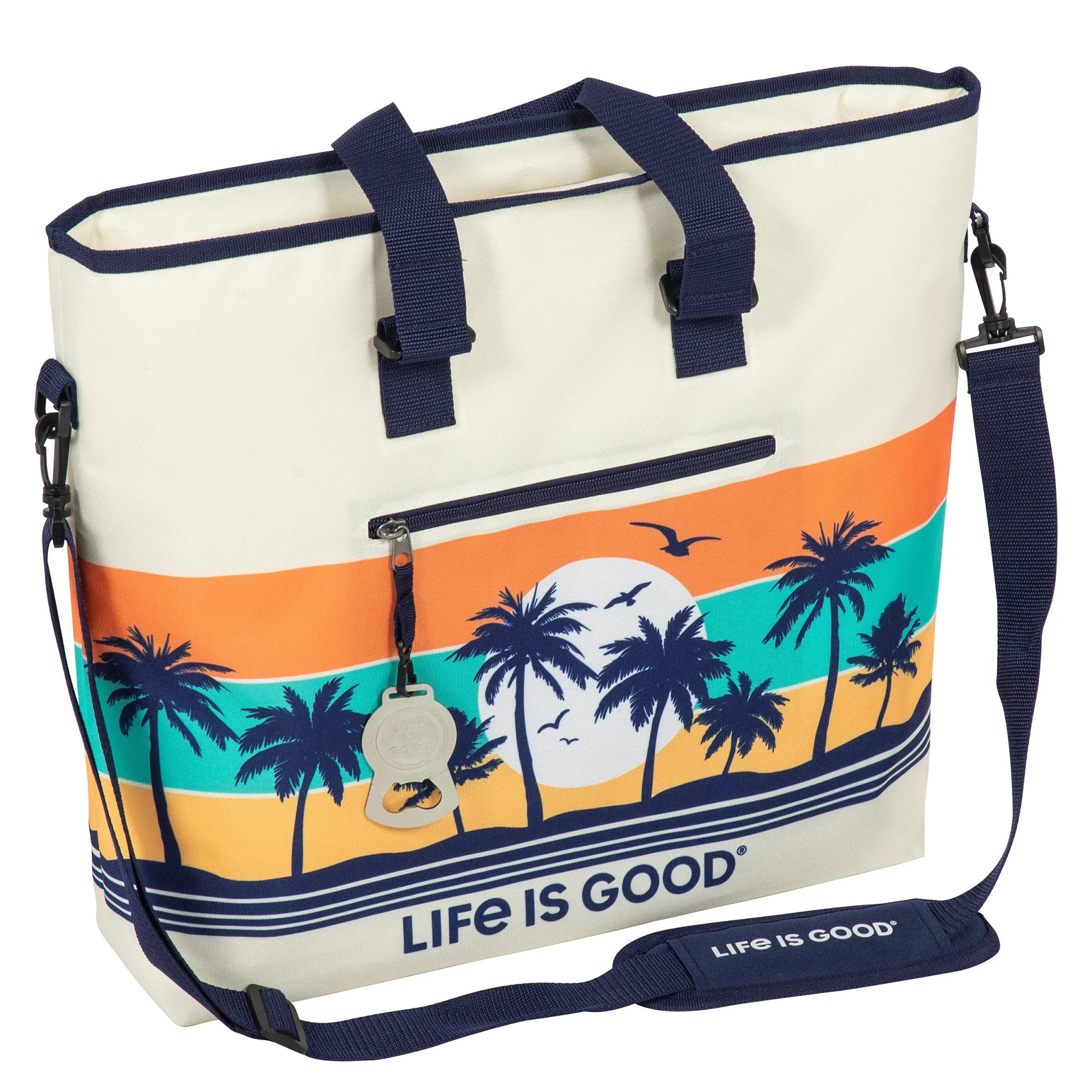 Palm Trees 36-Can Cooler Tote sold by Life is Good product image thumbnail 2