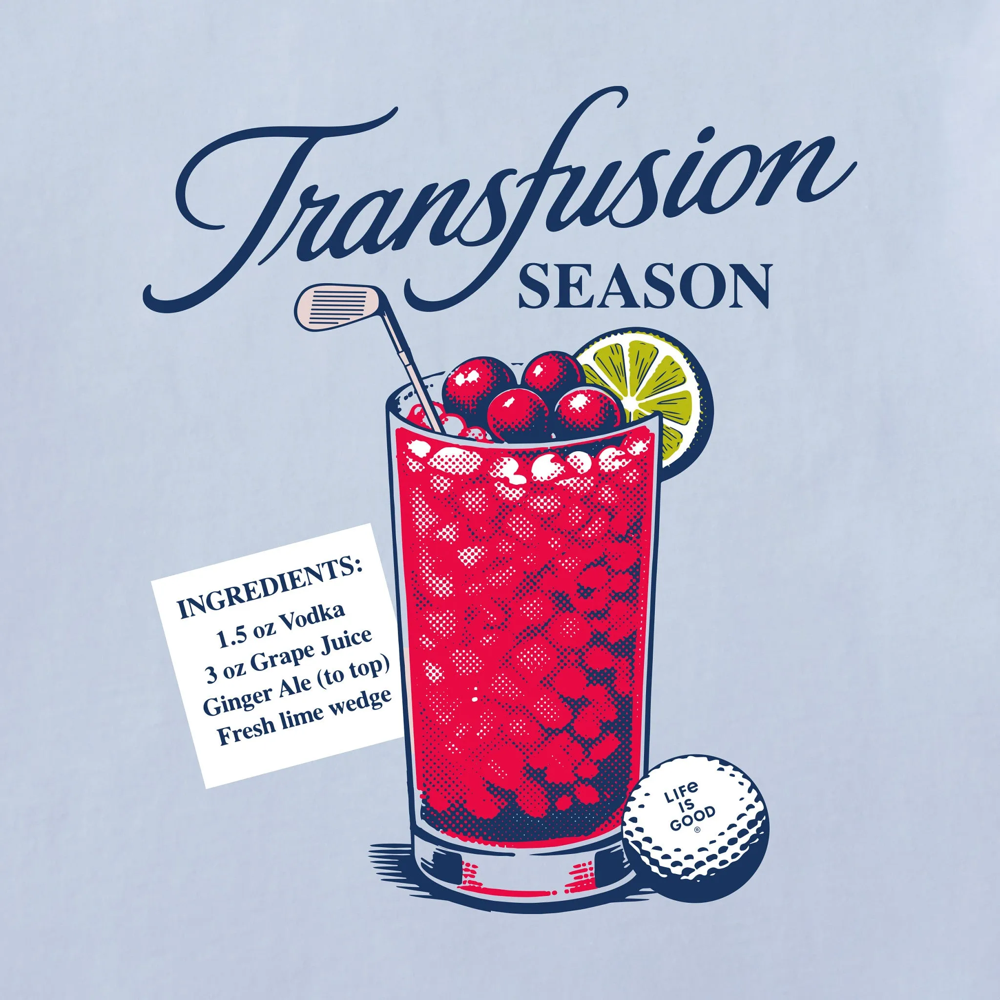 Men's Transfusion Season Short Sleeve Crusher Tee sold by Life is Good product image thumbnail 2