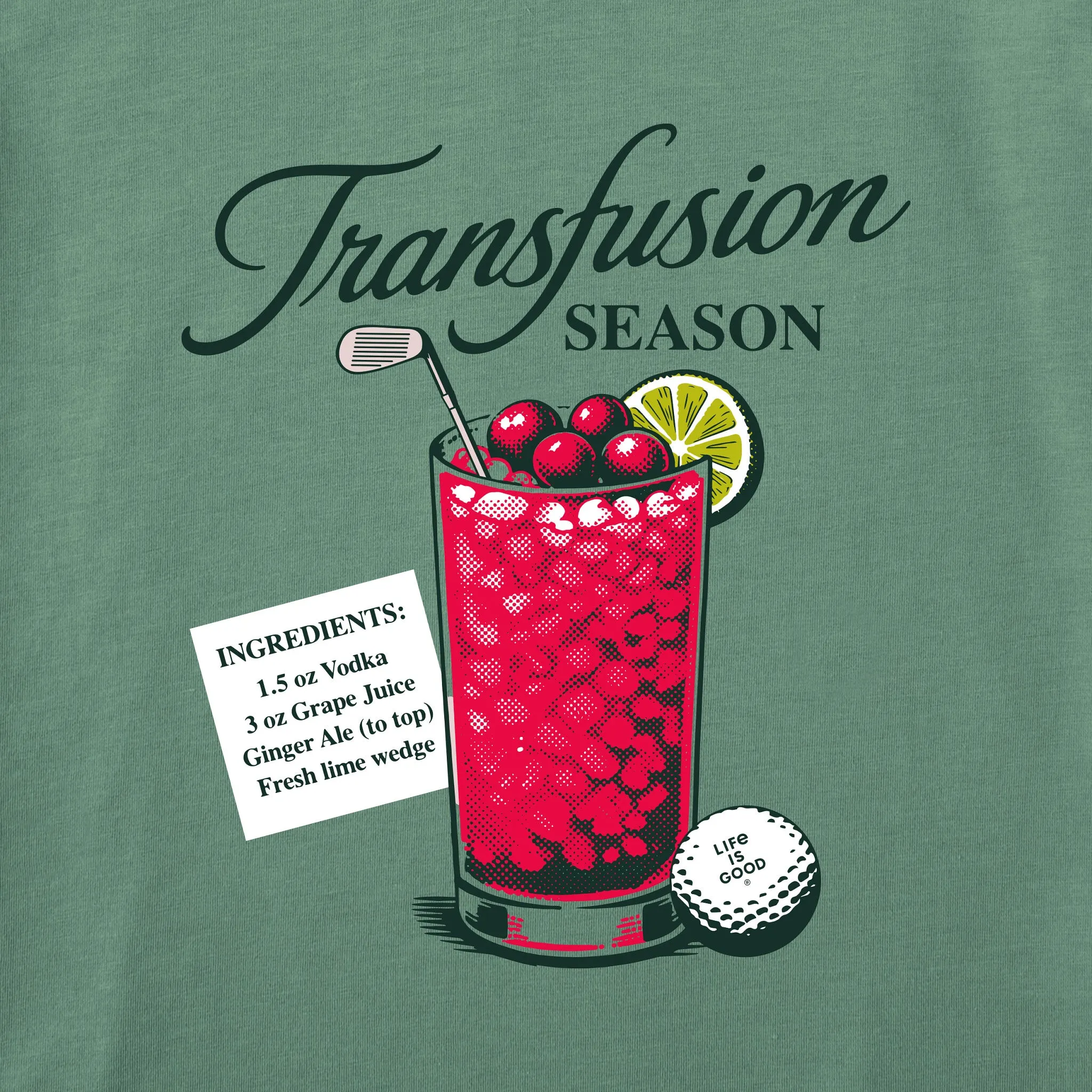 Men's Transfusion Season Short Sleeve Crusher Tee sold by Life is Good product image thumbnail 5