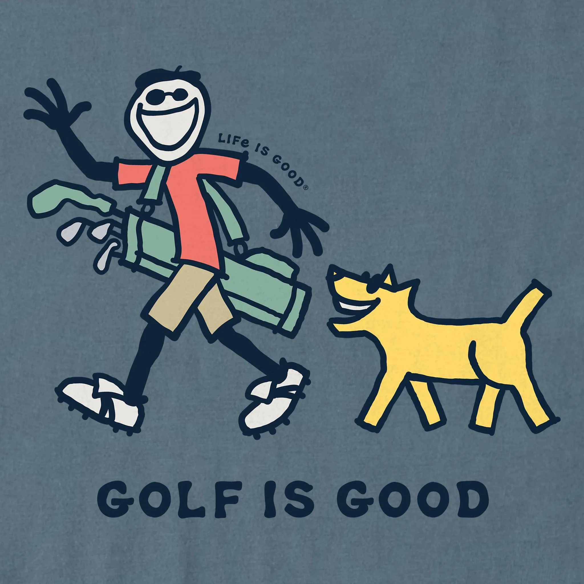 Men's Golf is Good Short Sleeve Crusher Tee sold by Life is Good product image thumbnail 2