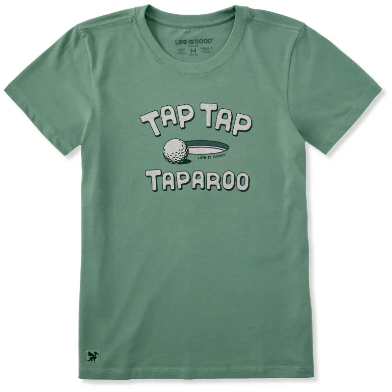 Women's Tap Tap Taparoo Short Sleeve Crusher Tee sold by Life is Good