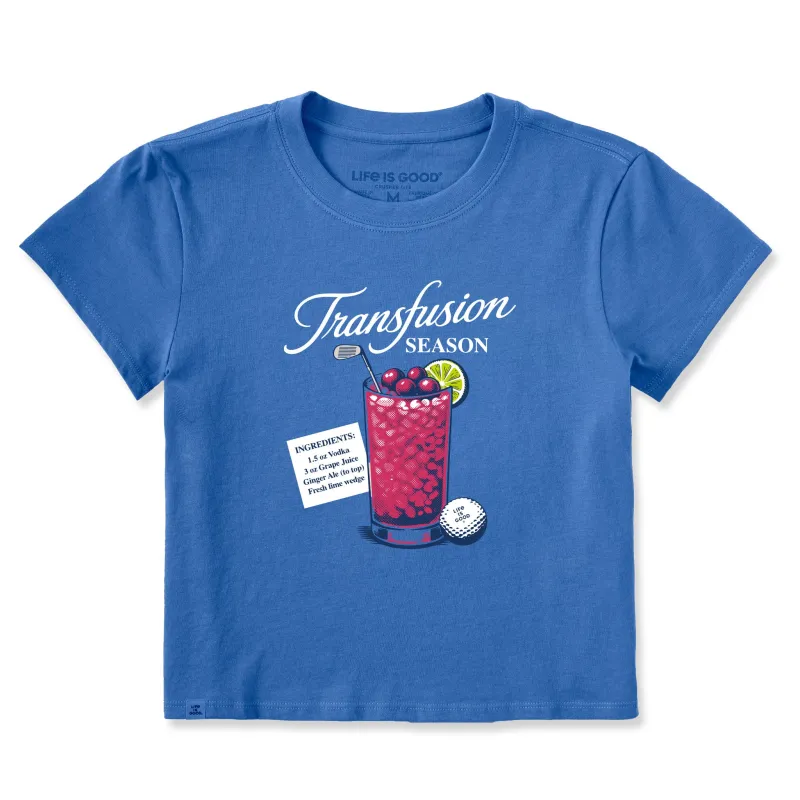 Women's Transfusion Season Crusher-LITE Shrunken Tee made by Life is Good