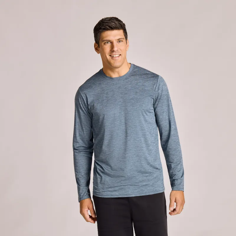 Men's Solid Long Sleeve Sun Crusher Tee sold by Life is Good