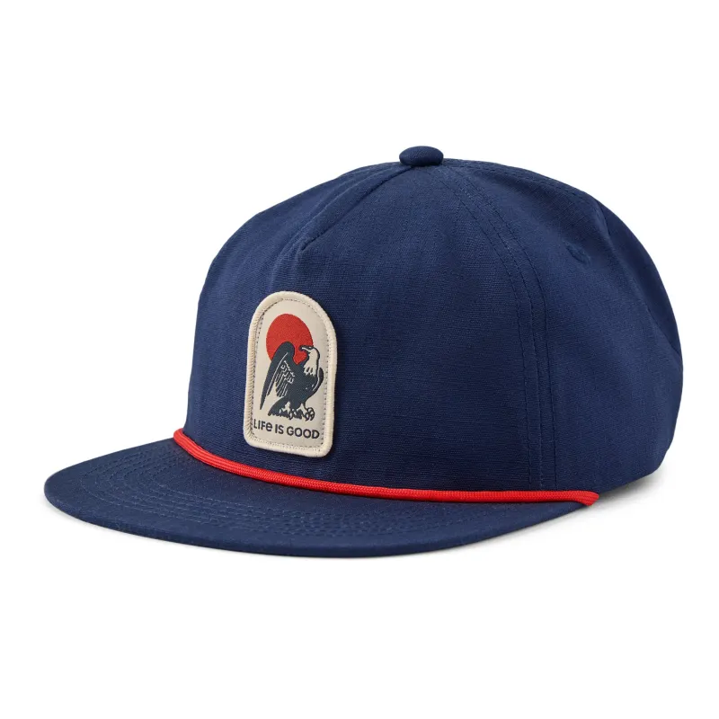 Adult Unisex Eagle Sun Ripstop Rope Hat sold by Life is Good