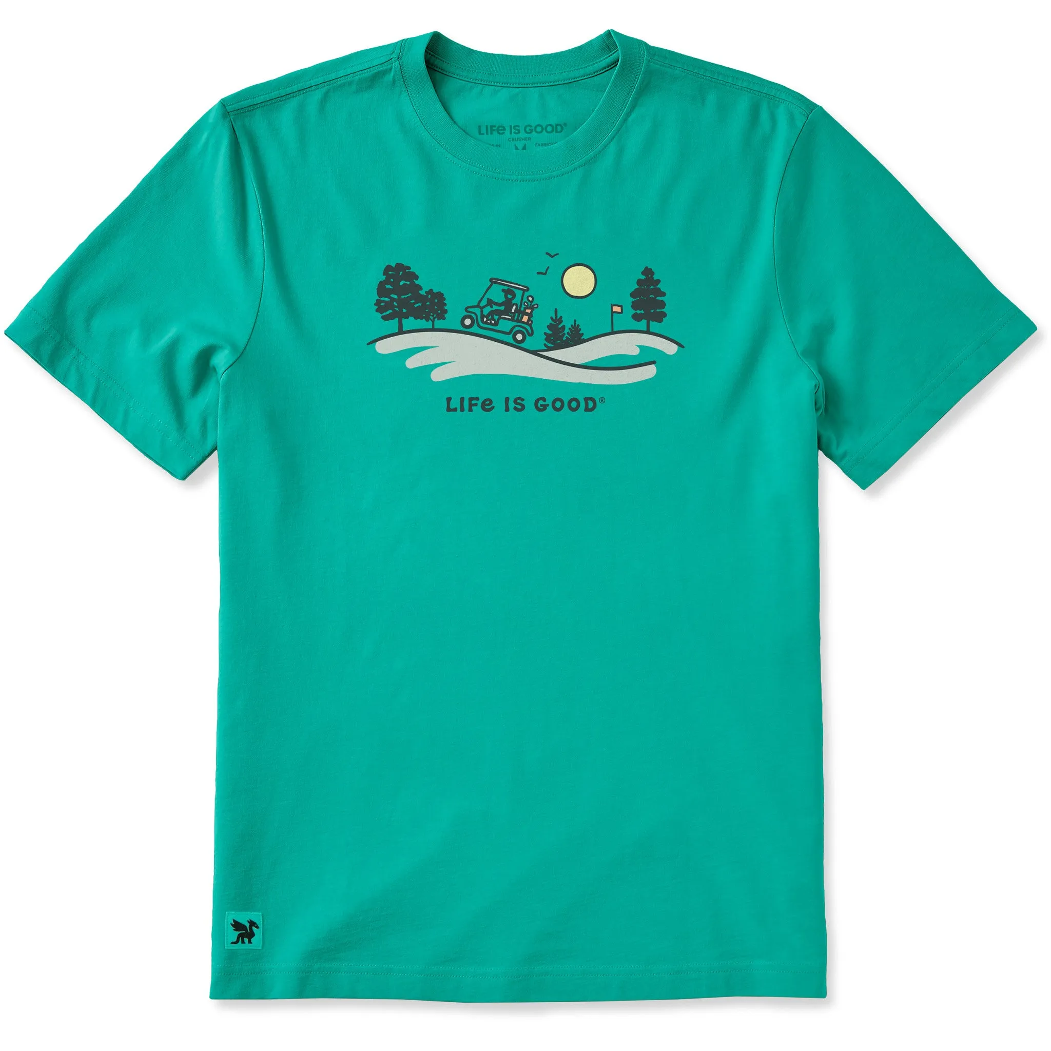 Men's Golf Course Cart Vista Short Sleeve Crusher Tee sold by Life is Good