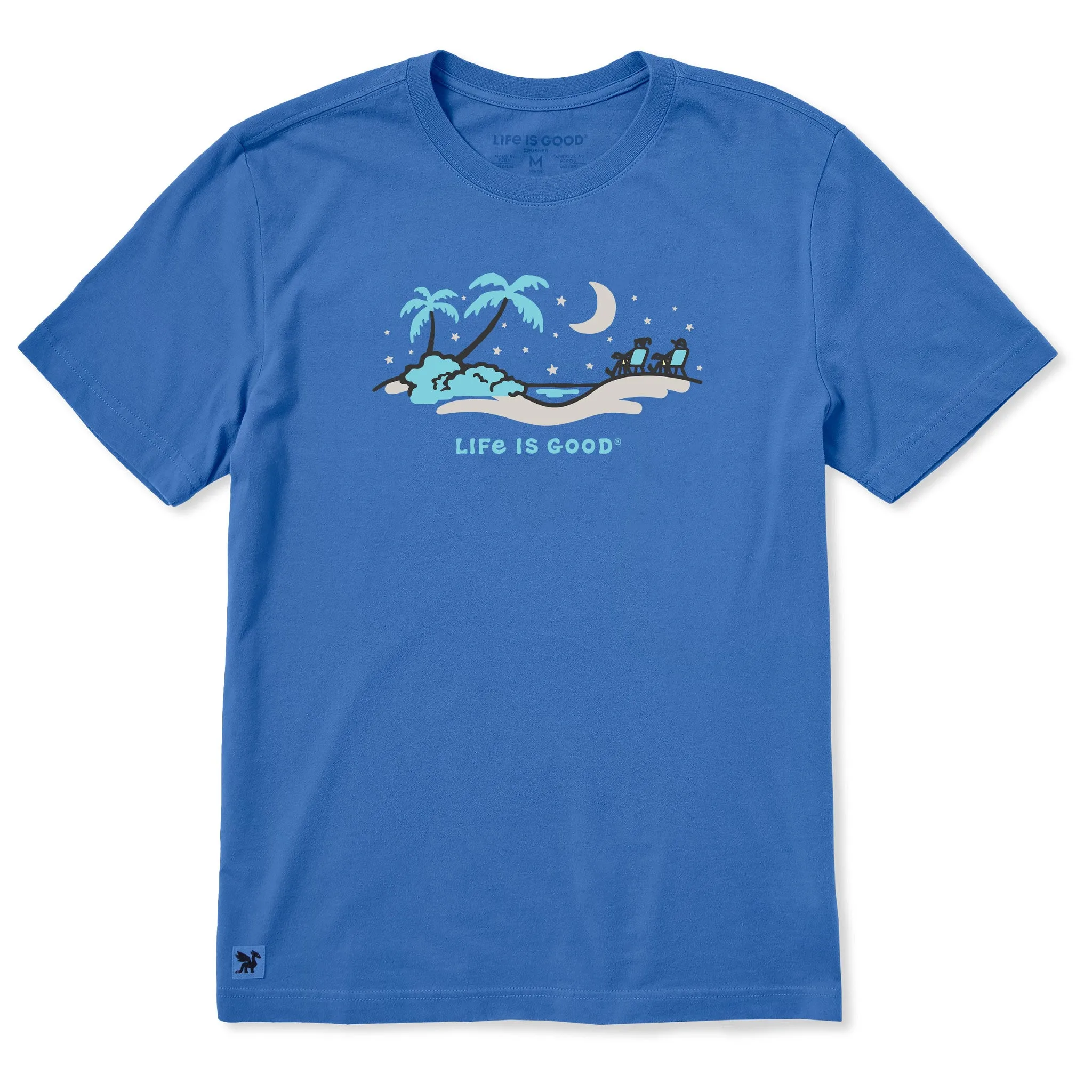 Men's Beachside Night Vista Short Sleeve Crusher Tee sold by Life is Good