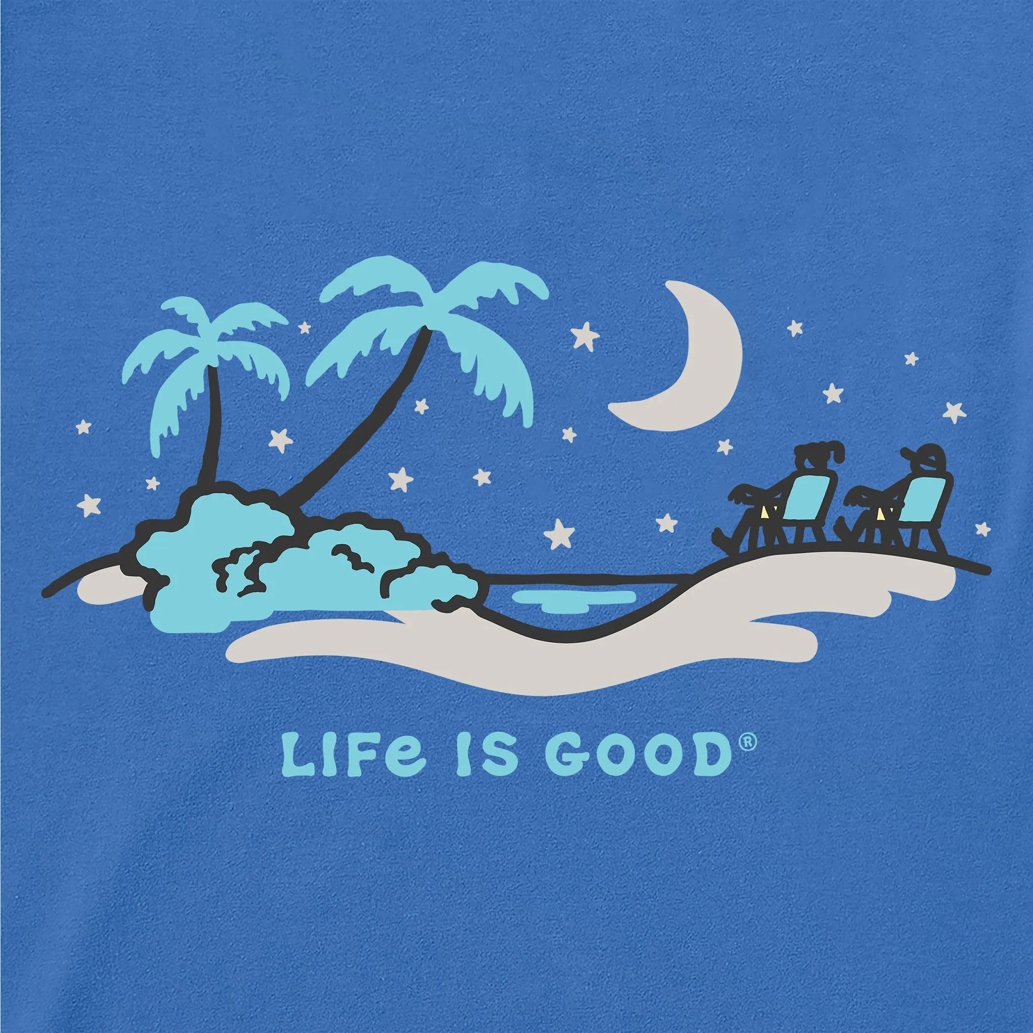 Men's Beachside Night Vista Short Sleeve Crusher Tee sold by Life is Good product image thumbnail 2