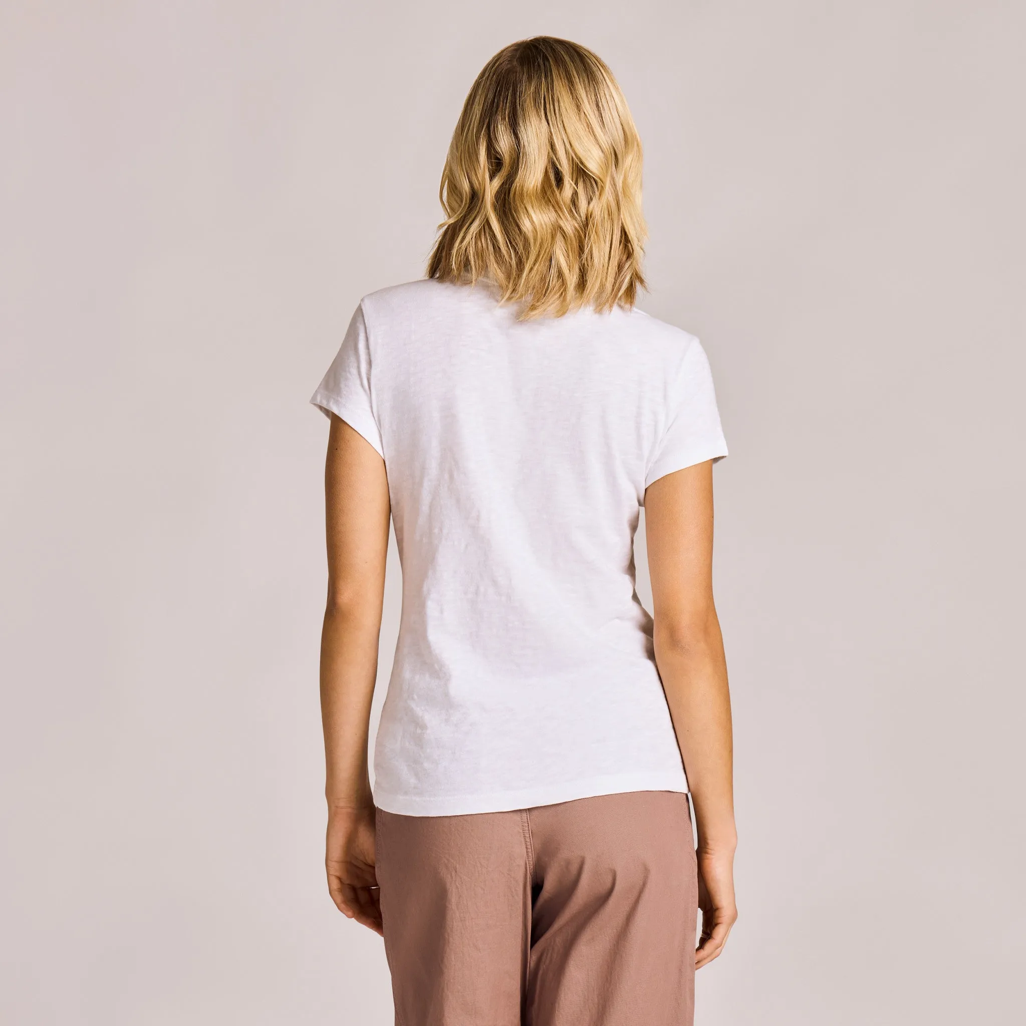 Women's Solid Short Sleeve Slub Slim Fit Tee sold by Life is Good product image thumbnail 2