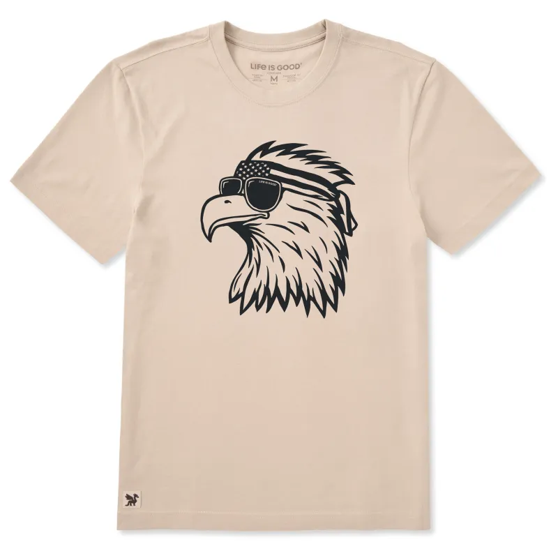 Men's America's Eagle Short Sleeve Crusher-LITE Tee sold by Life is Good