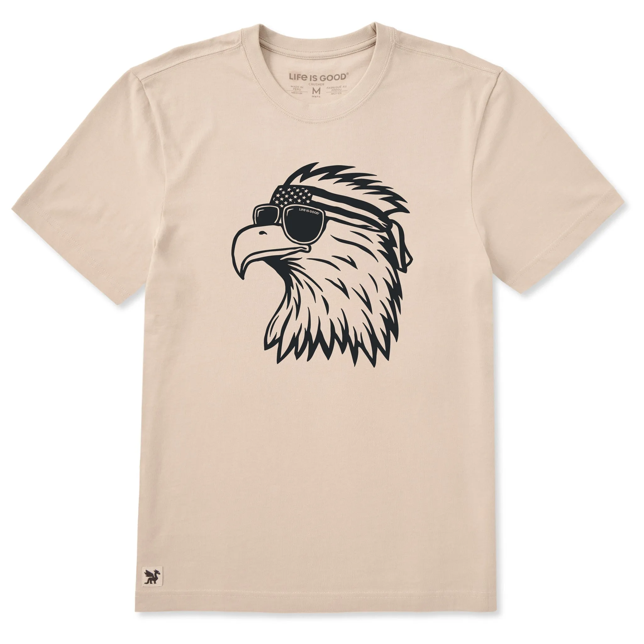 Men's America's Eagle Short Sleeve Crusher-LITE Tee sold by Life is Good