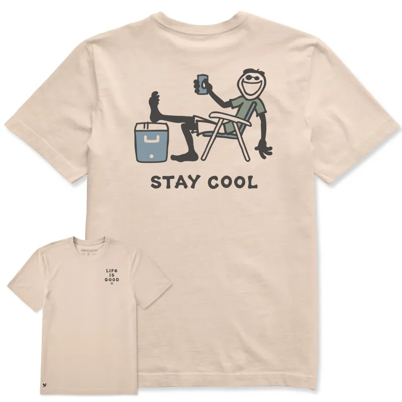 Men's Jake Stay Cool Cooler Short Sleeve Crusher Tee made by Life is Good