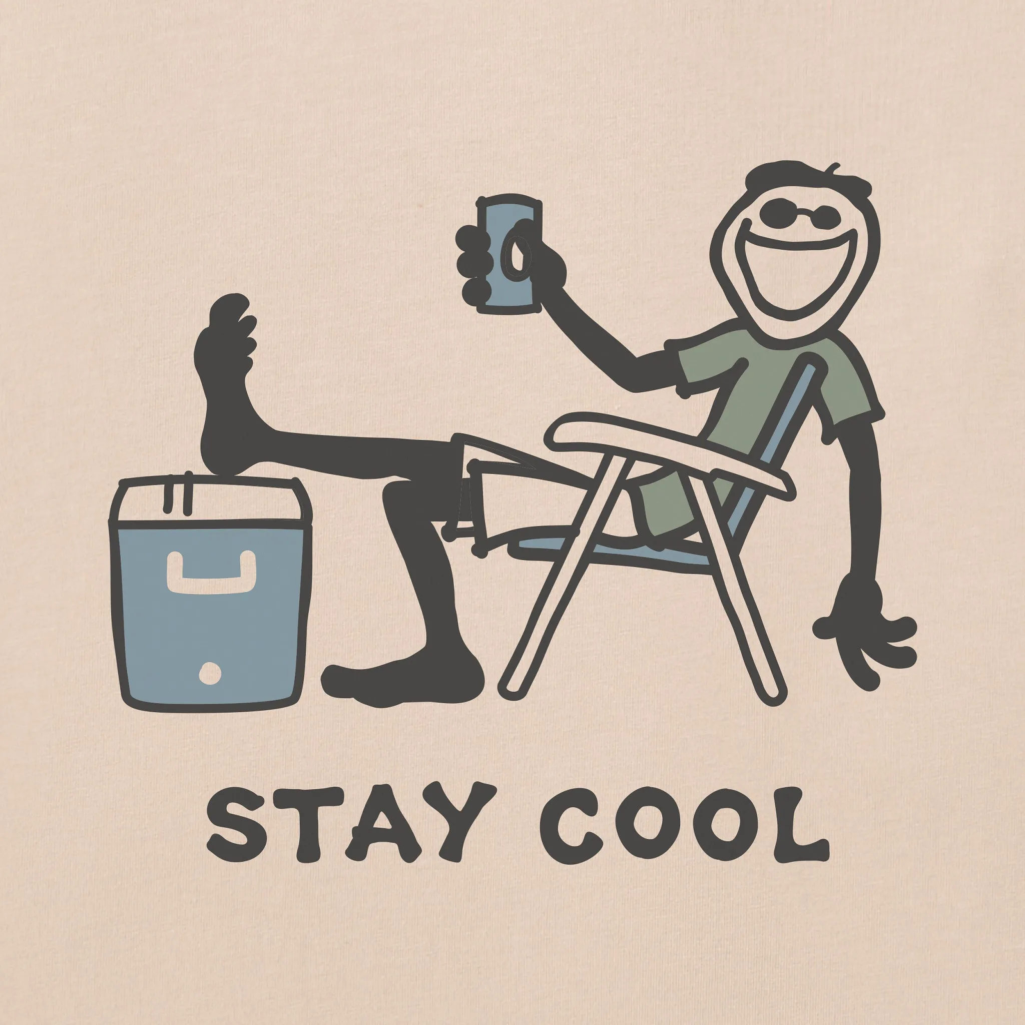 Men's Jake Stay Cool Cooler Short Sleeve Crusher Tee sold by Life is Good product image thumbnail 2