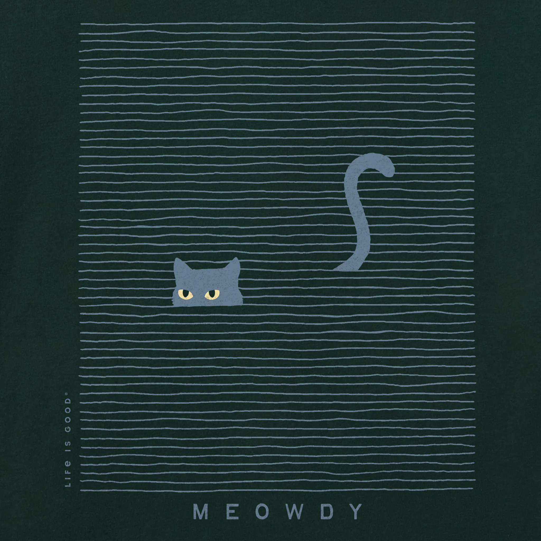 Women's Meowdy Water Cat Short Sleeve Crusher Tee sold by Life is Good product image thumbnail 2
