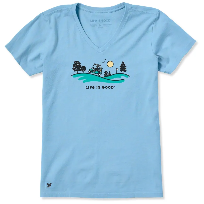 Women's Jackie Golf Cart Vista Short Sleeve Crusher-LITE Vee made by Life is Good