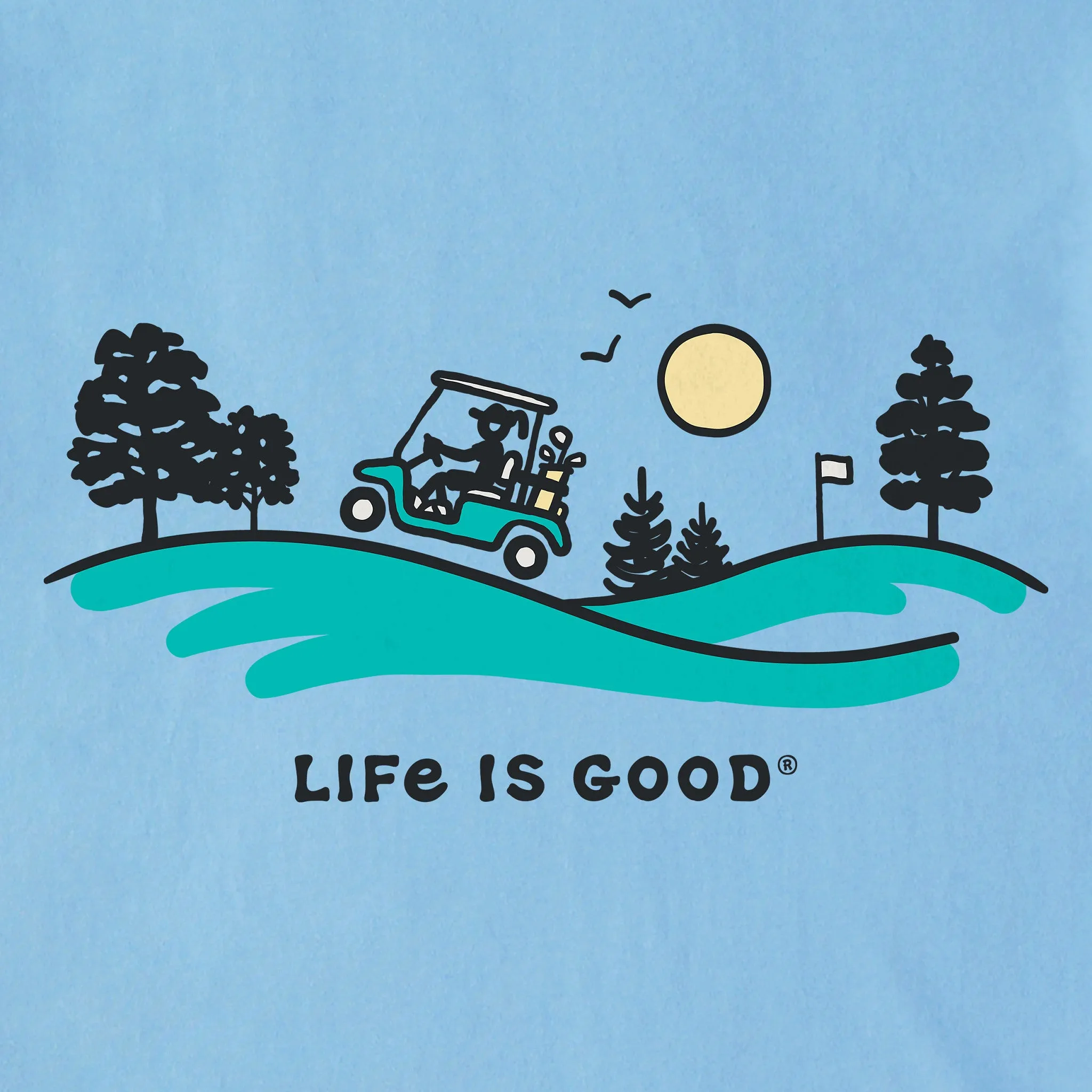 Women's Jackie Golf Cart Vista Short Sleeve Crusher-LITE Vee sold by Life is Good product image thumbnail 2