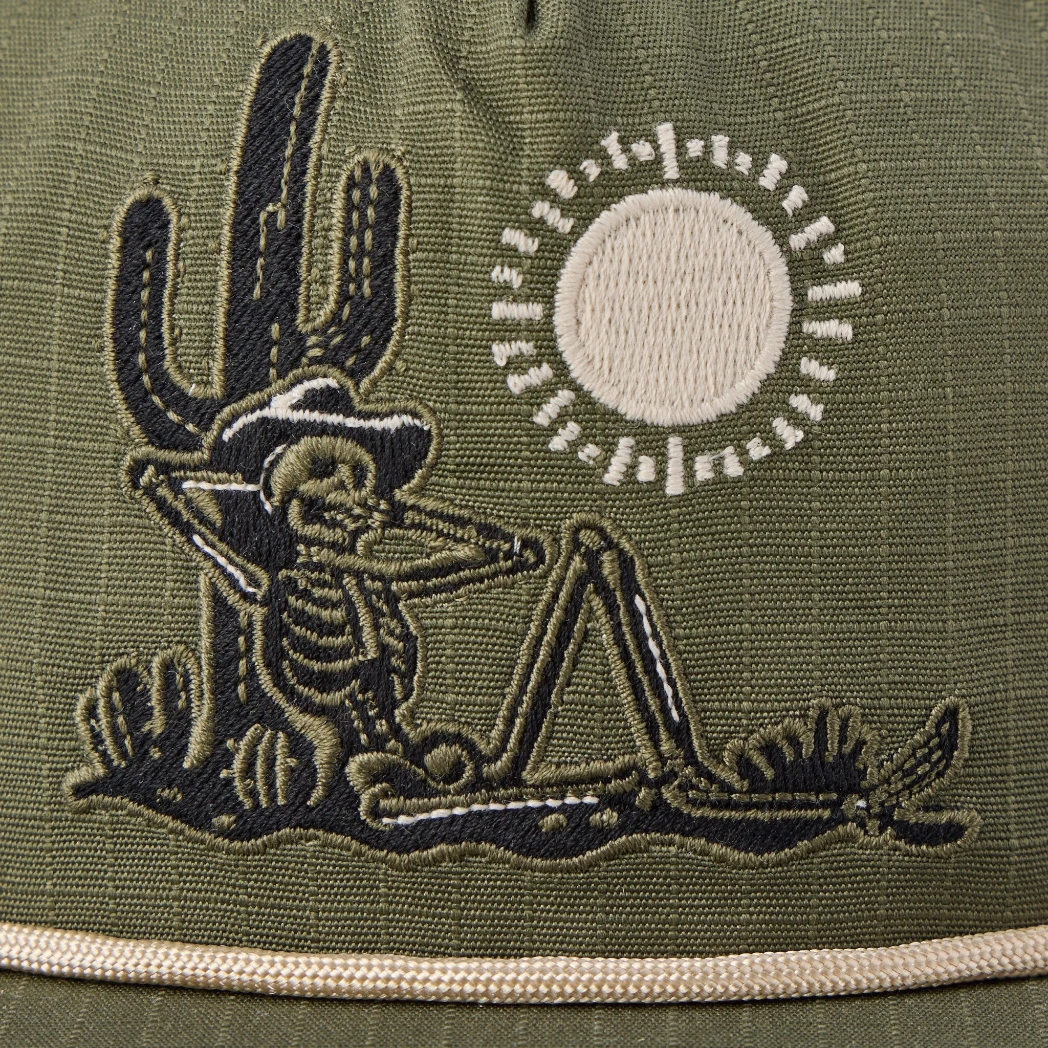 Adult Unisex Life was Good Cowboy Skull Ripstop Rope Hat sold by Life is Good product image thumbnail 2