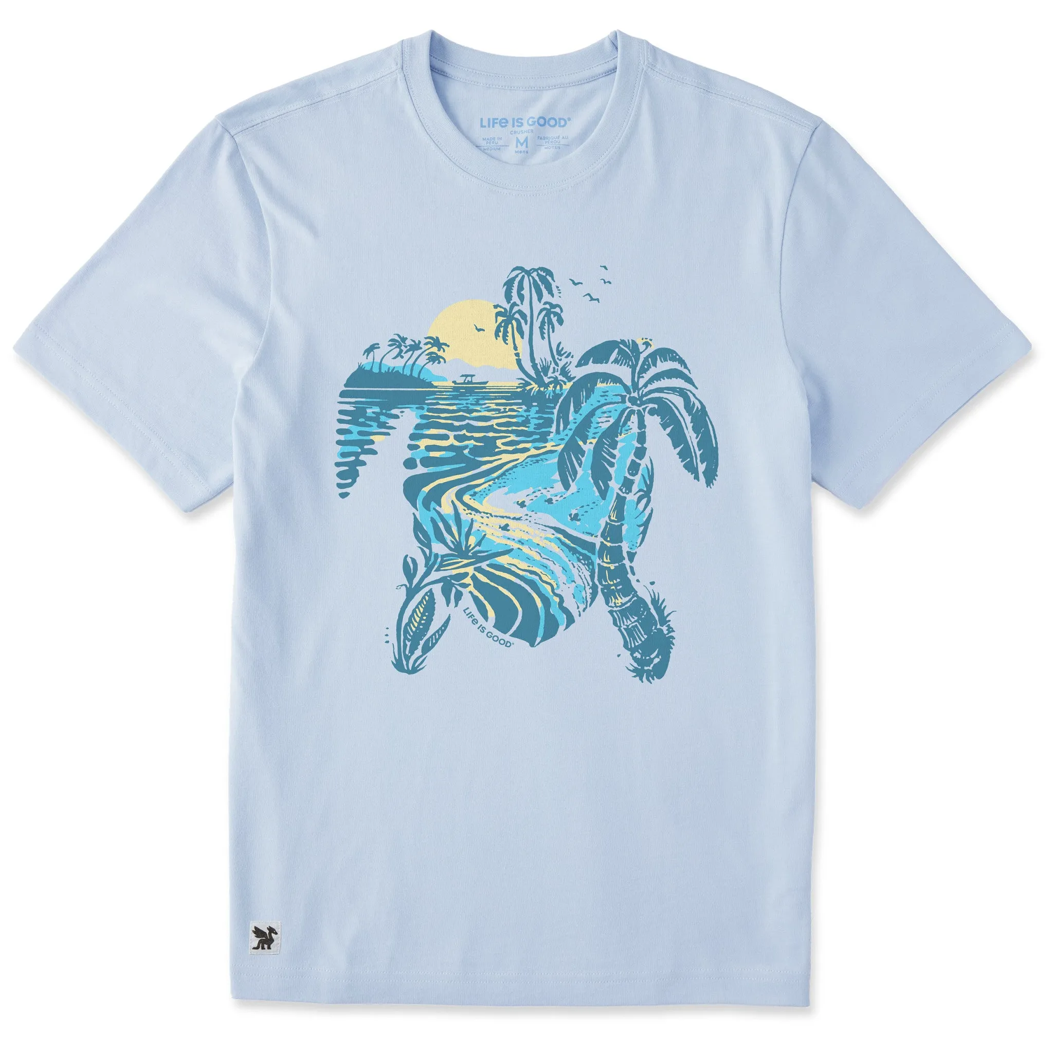Men's Sea Turtlescape Short Sleeve Crusher-LITE Tee sold by Life is Good