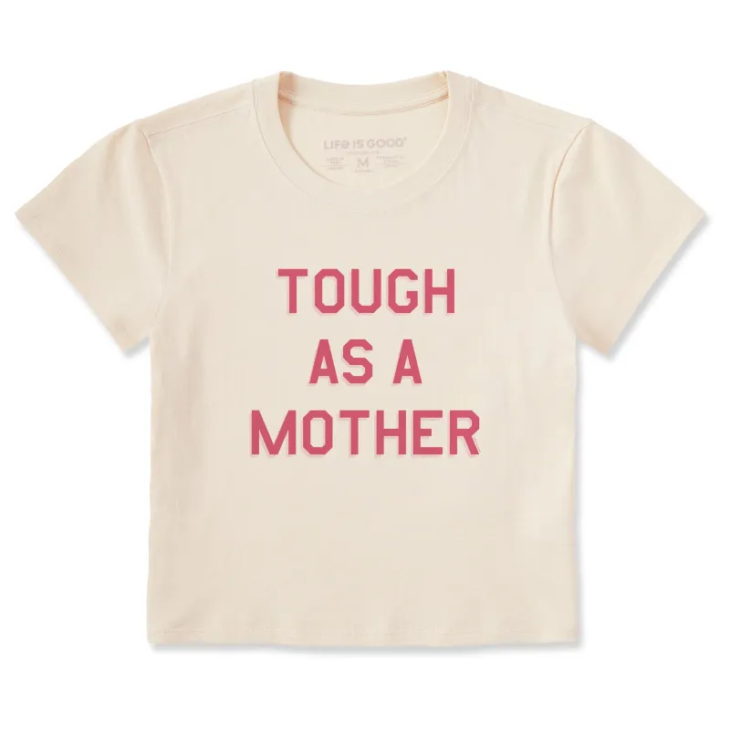 Women's Tough as a Mother Crusher-LITE Shrunken Tee sold by Life is Good