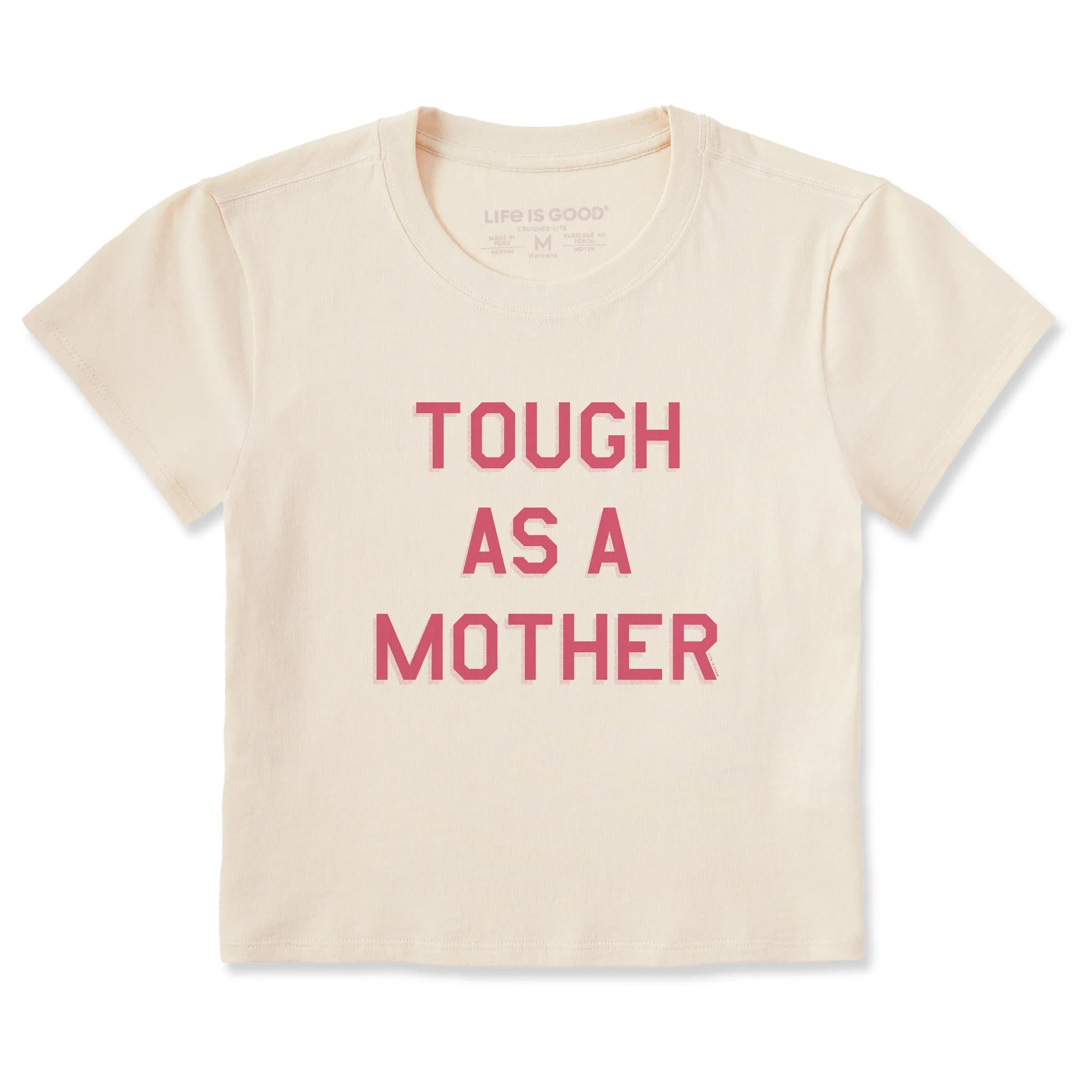 Women's Tough as a Mother Crusher-LITE Shrunken Tee sold by Life is Good