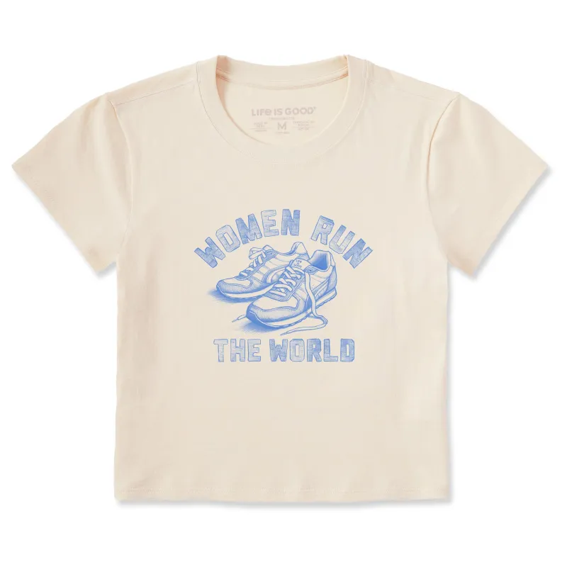 Women's Women Run the World Crusher-LITE Shrunken Tee made by Life is Good