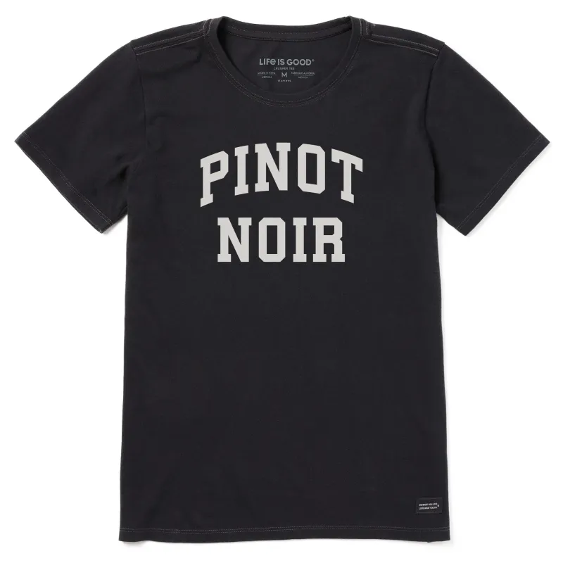 Women's Pinot Noir Arch Short Sleeve Crusher Tee sold by Life is Good