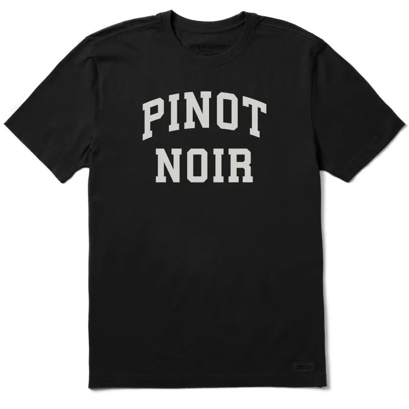 Men's Pinot Noir Arch Short Sleeve Crusher Tee sold by Life is Good