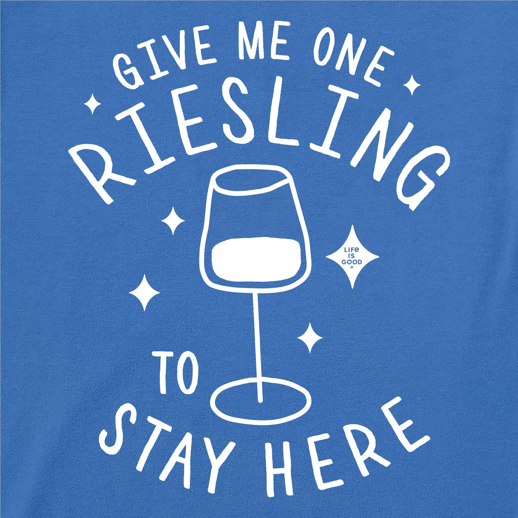 Women's Give Me One Riesling Short Sleeve Crusher Boxy Tee sold by Life is Good product image thumbnail 2