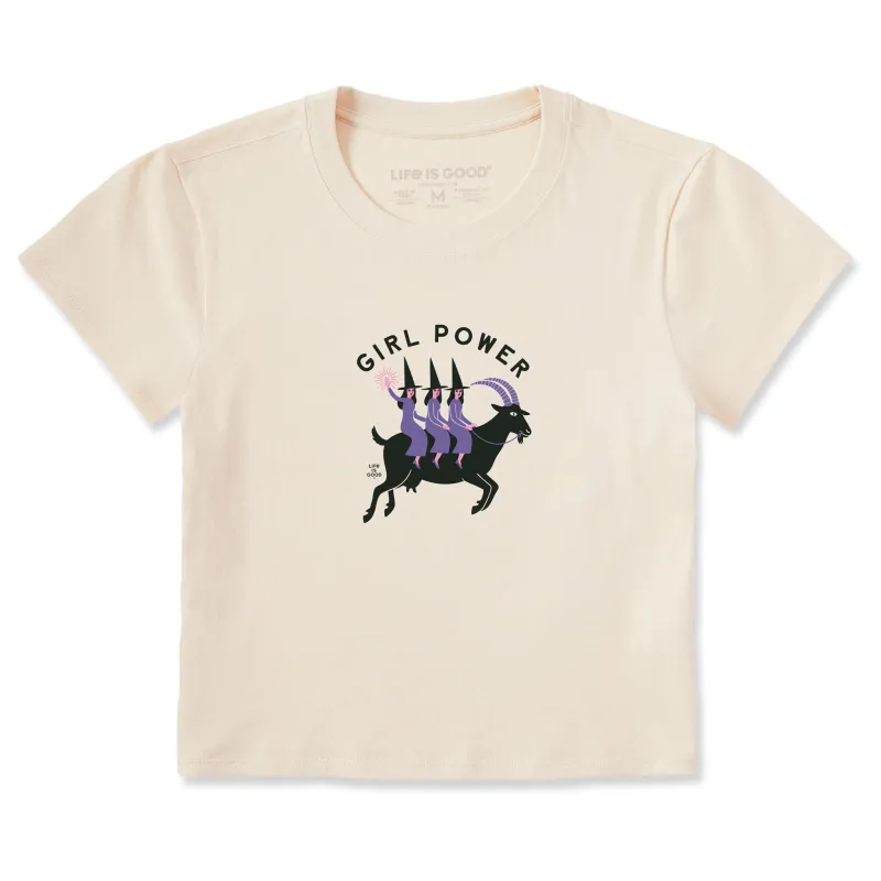 Women's Girl Power Witches Crusher-LITE Shrunken Tee sold by Life is Good