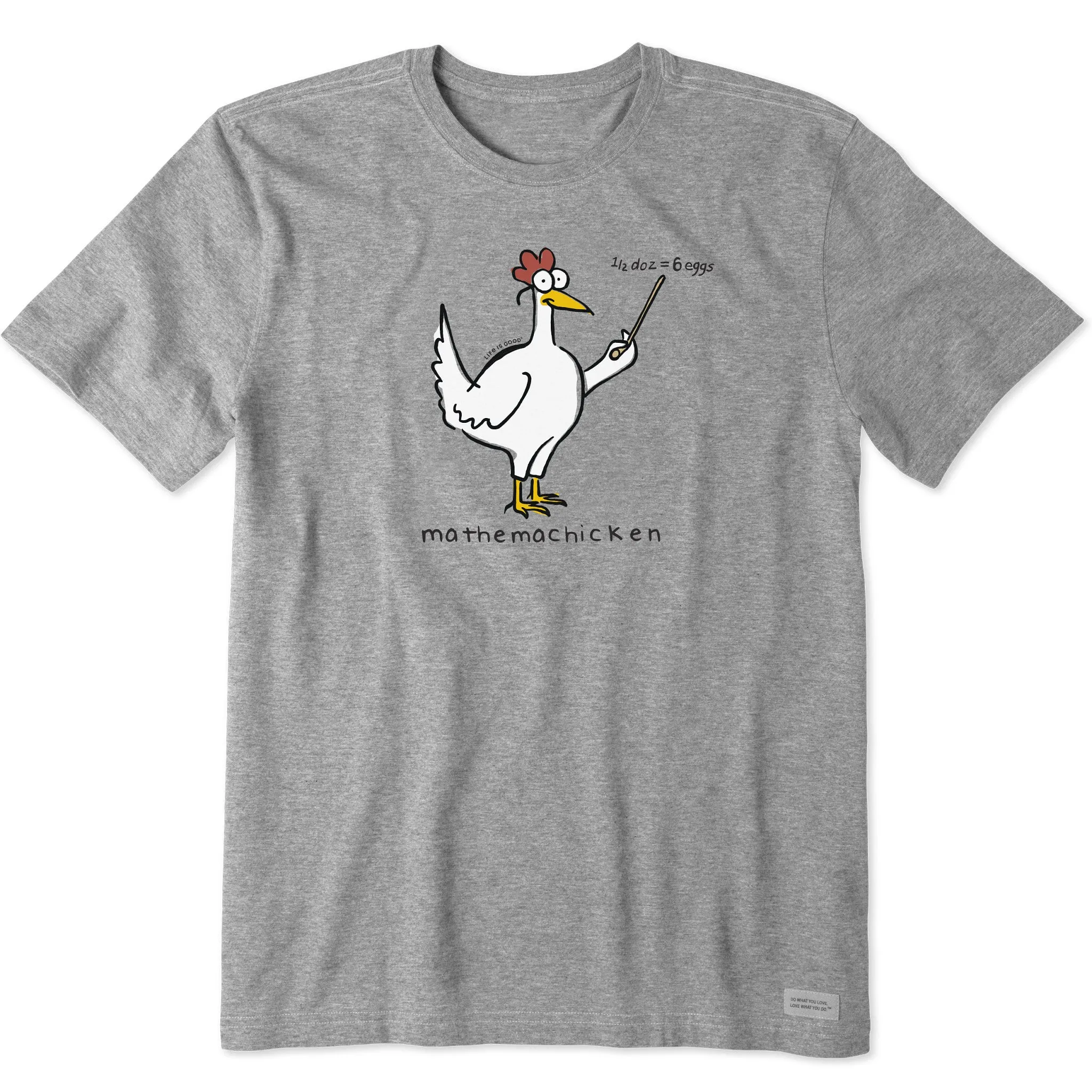 Men's Mathemachicken Short Sleeve Crusher Tee sold by Life is Good product image thumbnail 3