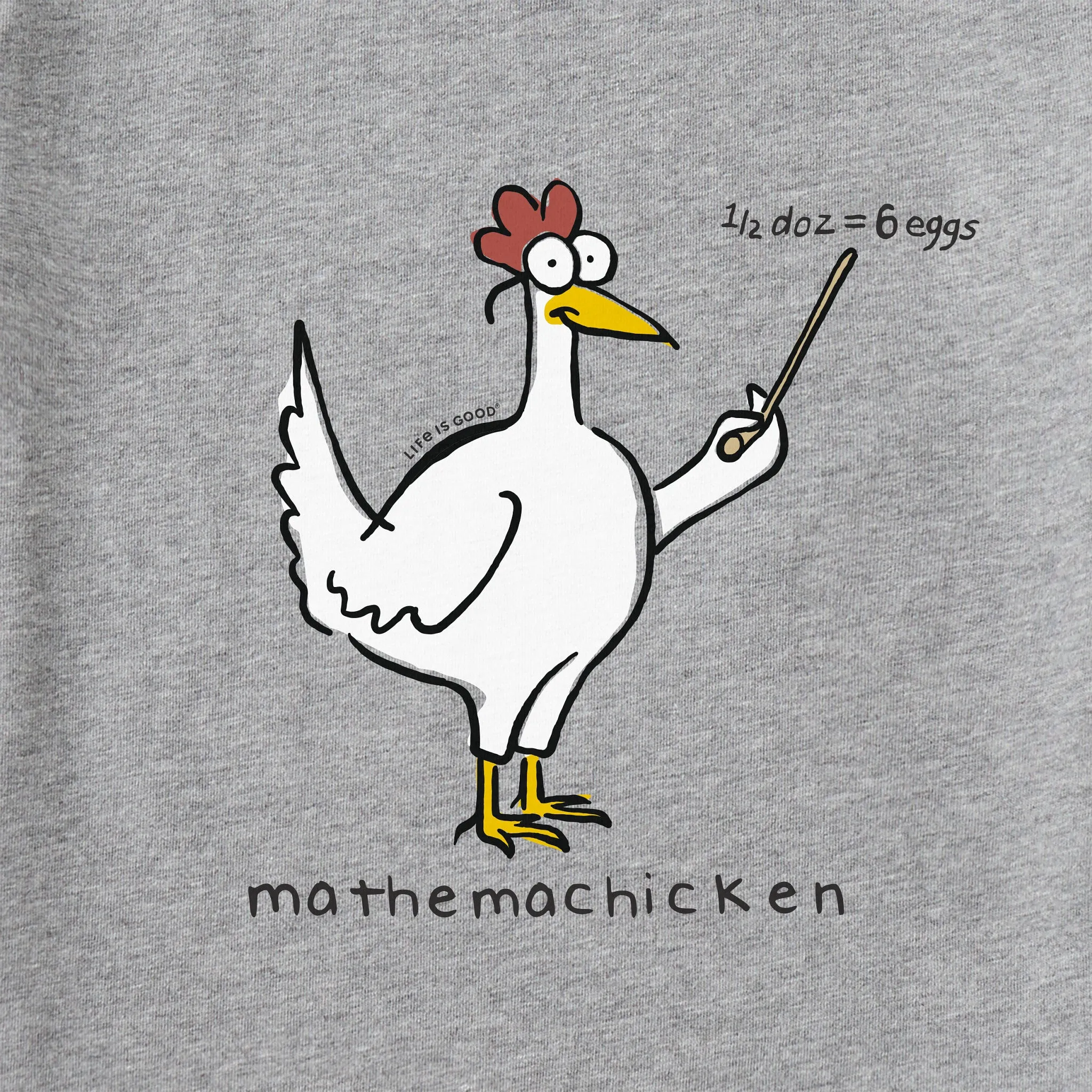 Men's Mathemachicken Short Sleeve Crusher Tee sold by Life is Good product image thumbnail 4