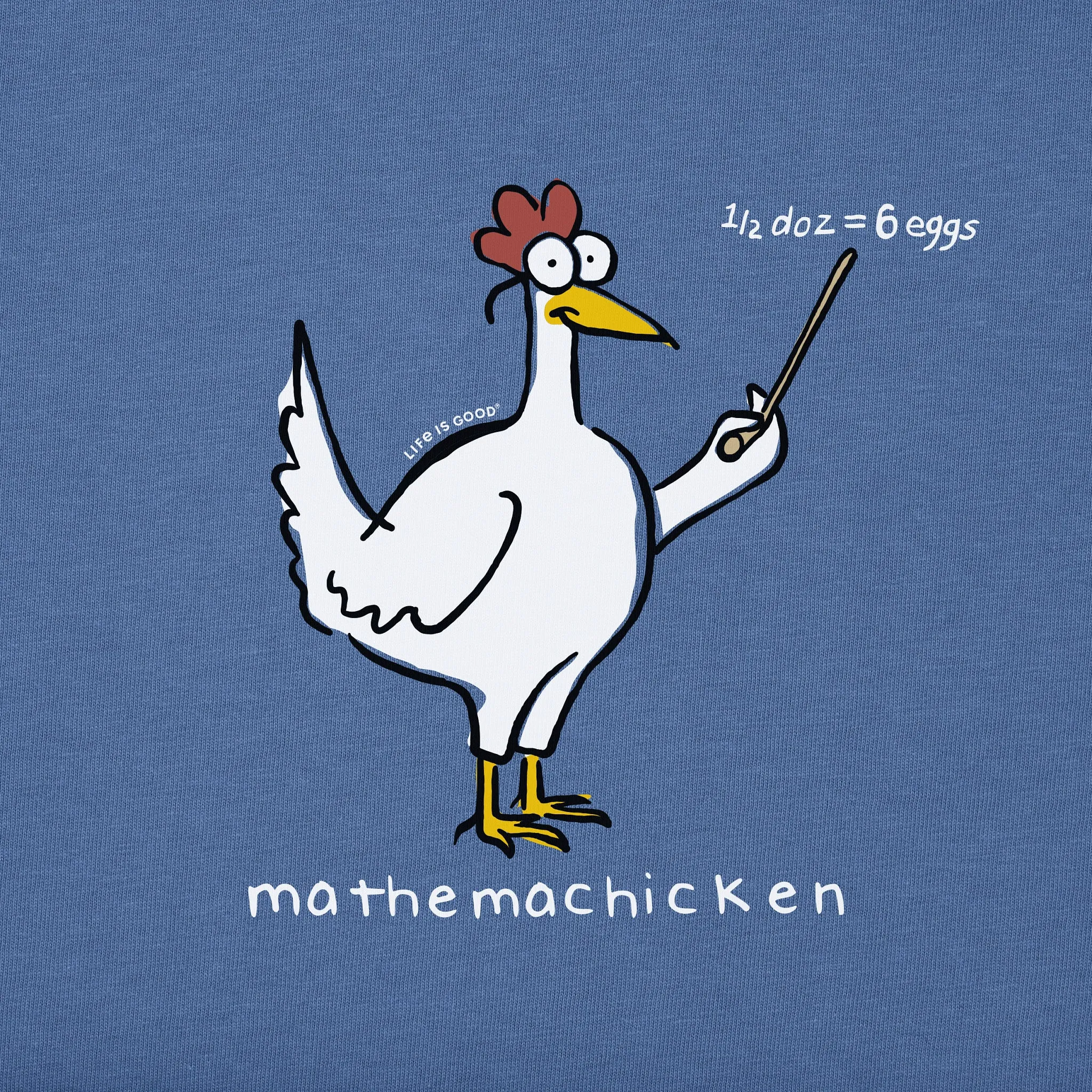 Men's Mathemachicken Short Sleeve Crusher Tee sold by Life is Good product image thumbnail 2