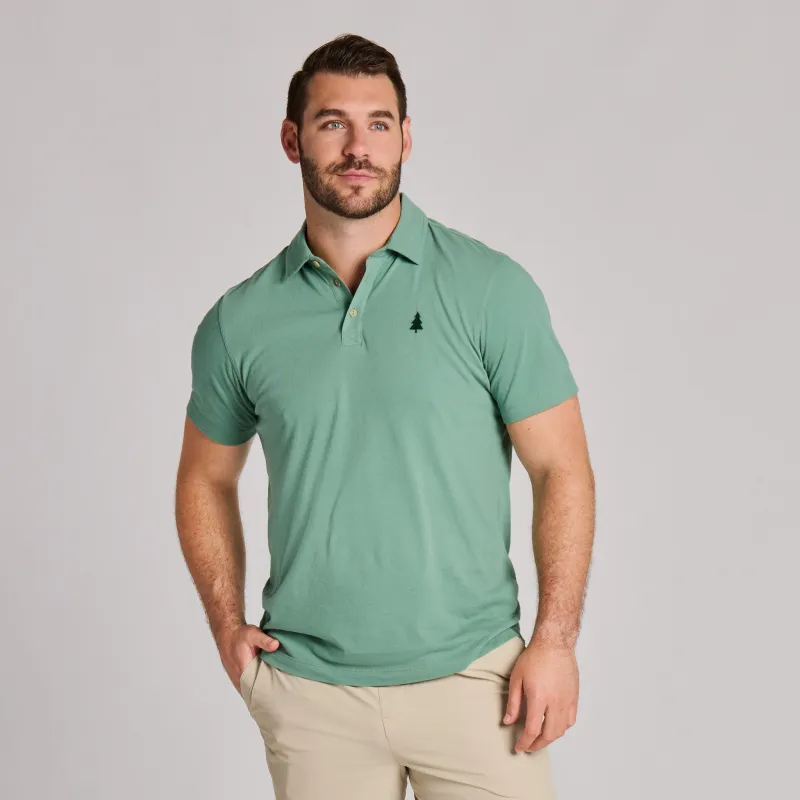 Men's Bert's Evergreen Short Sleeve Crusher-LITE Polo made by Life is Good